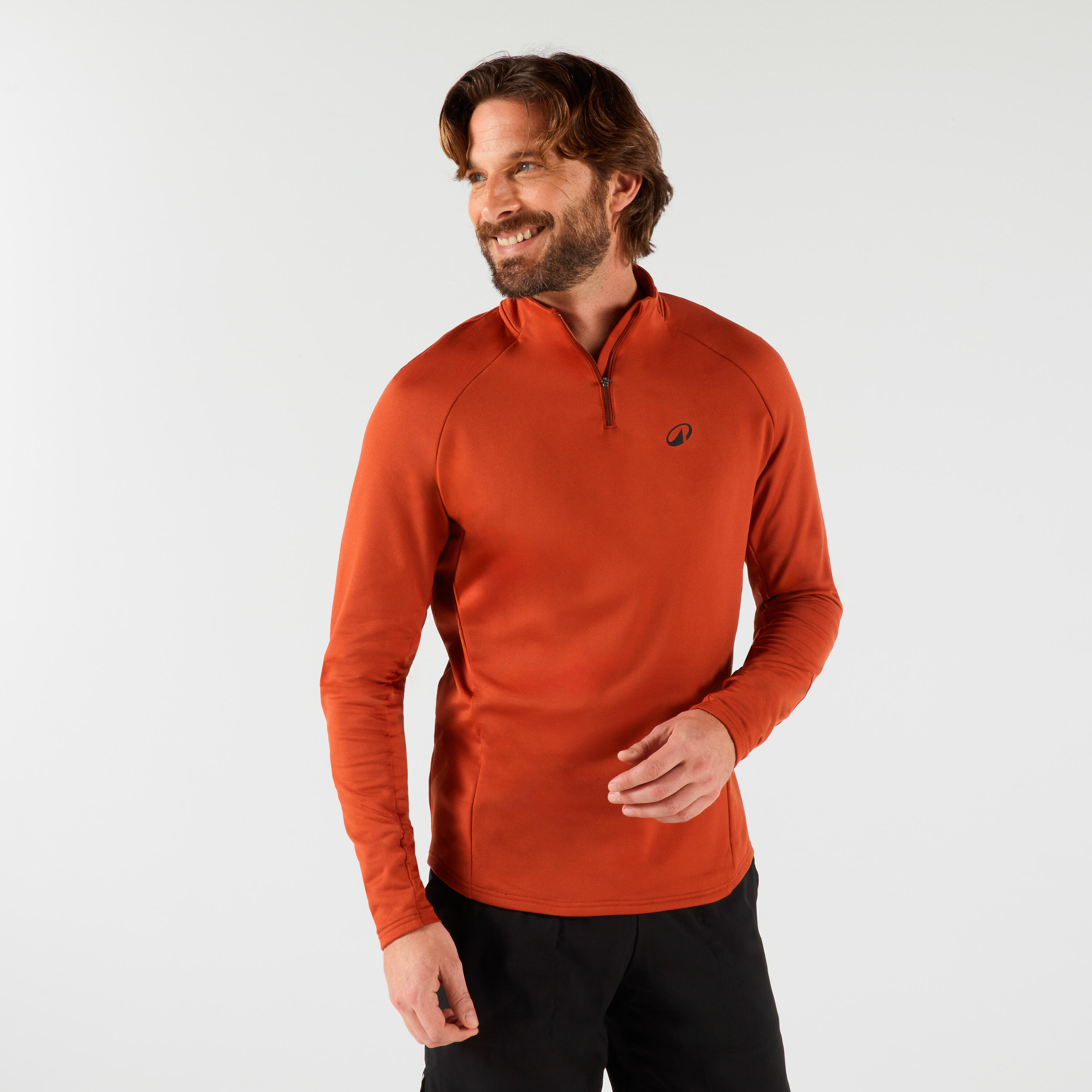 Bluza tenisowa termoaktywna męska Thermic na krótki suwak