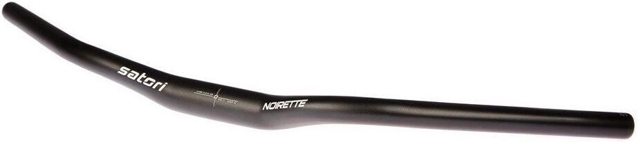 Kierownica Noirette Ø31,8 / W=630Mm Wygięta 35° - Czarny Mat