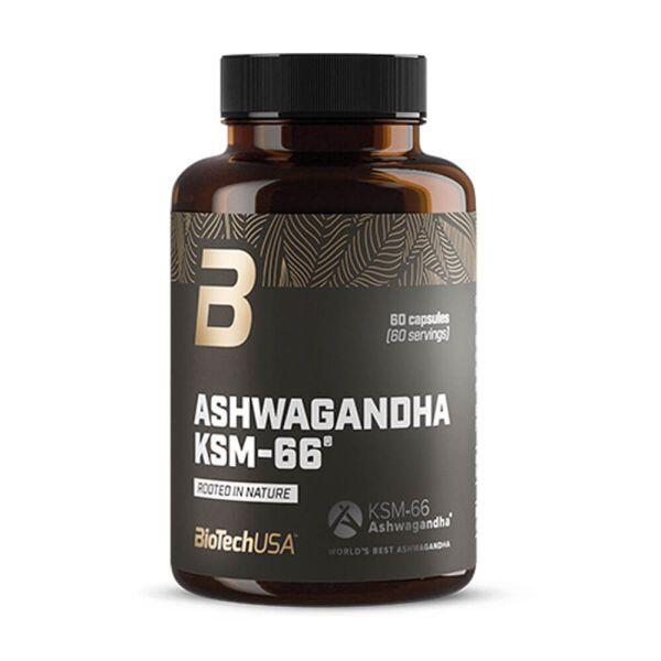Ashwagandha KSM-66® - 60 kapsułek Biotech USA