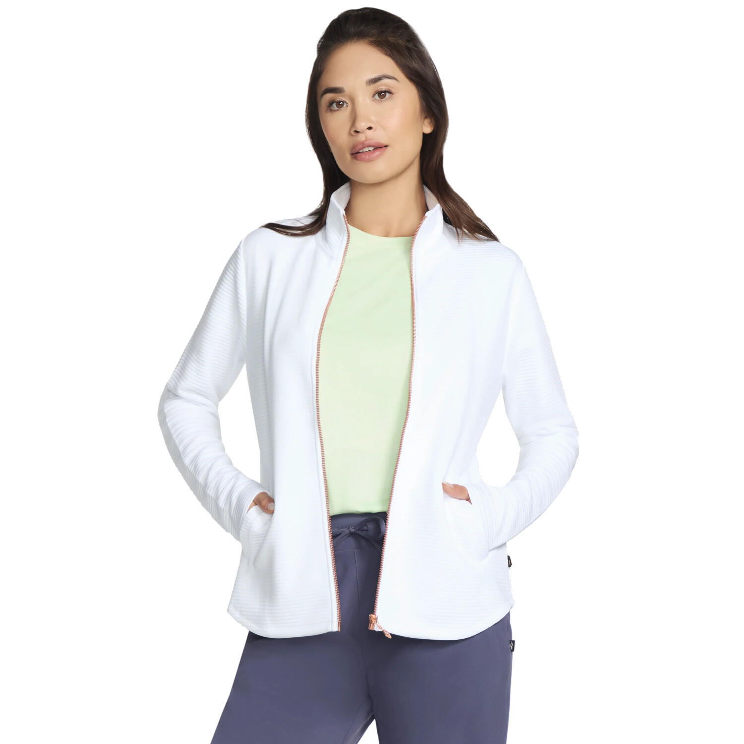 Bluza dresowa sportowa damska The Hoodless Hoodie GoWalk Shine Jacket