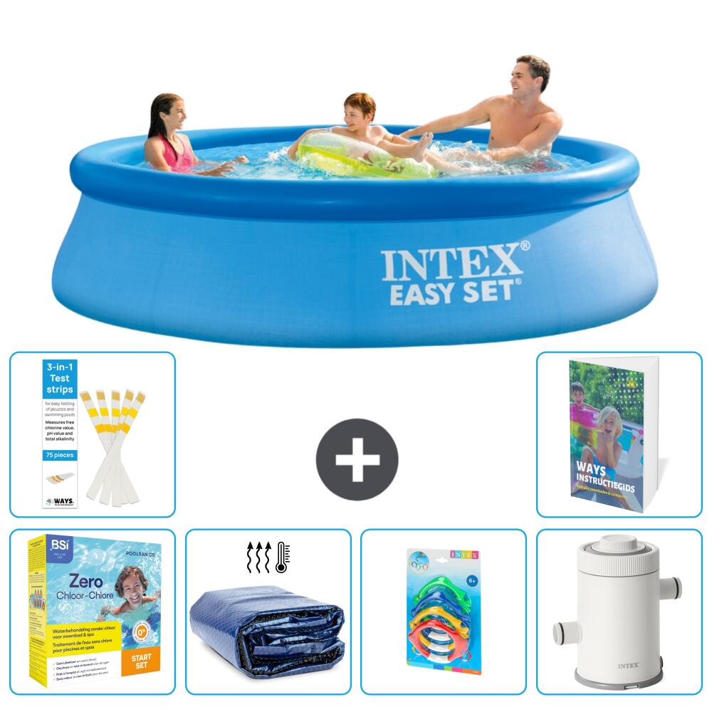 INTEX Basen Easy Set Okrągły - 305x76 cm - 7-częściowy S7