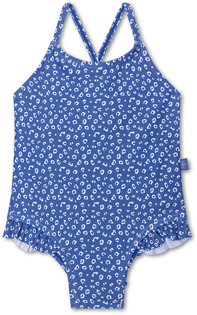 Swim Essentials Swimsuit Girls - Blue - Leopard