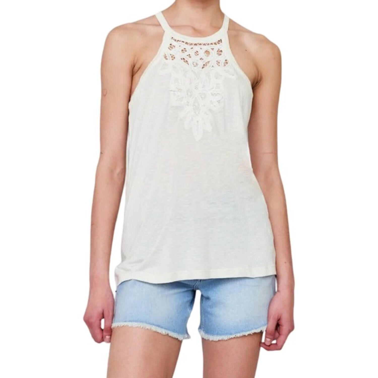 Koszulka turystyczna damska SuperDry Vintage Jersey Lace Racer