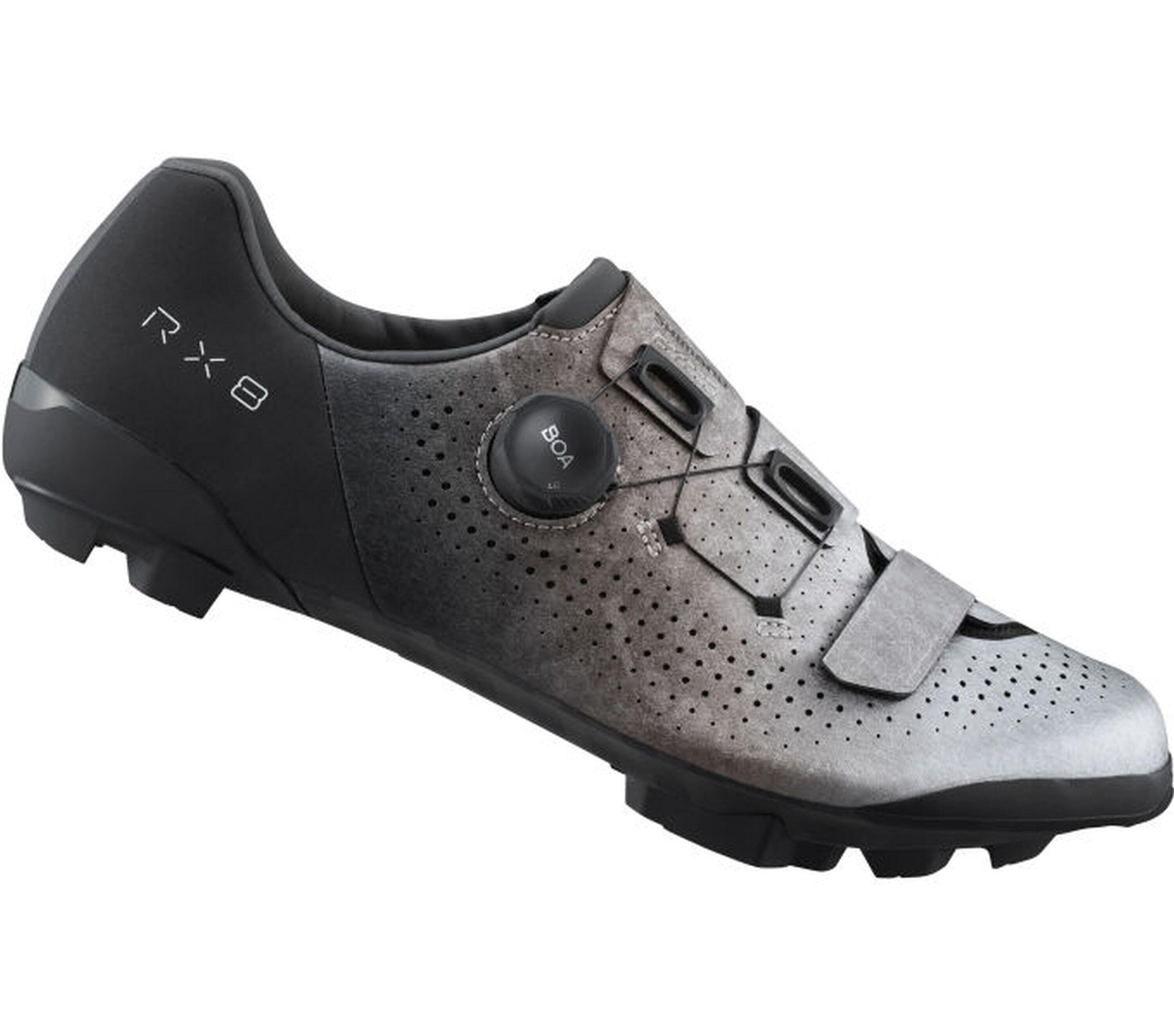 Gravel - Buty rowerowe RX801, srebrne