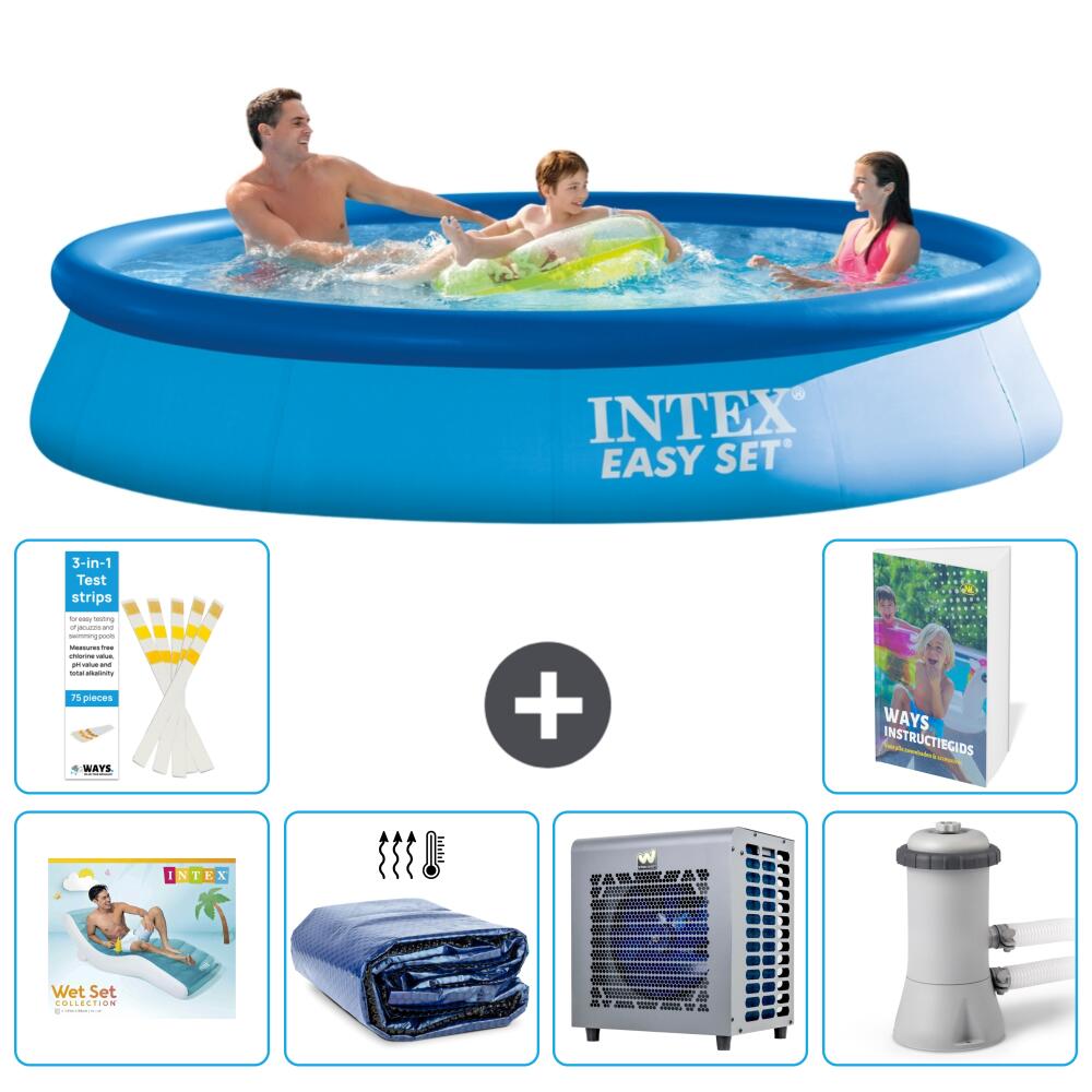INTEX Basen Easy Set Okrągły - 366x76 cm - 7-częściowy S112