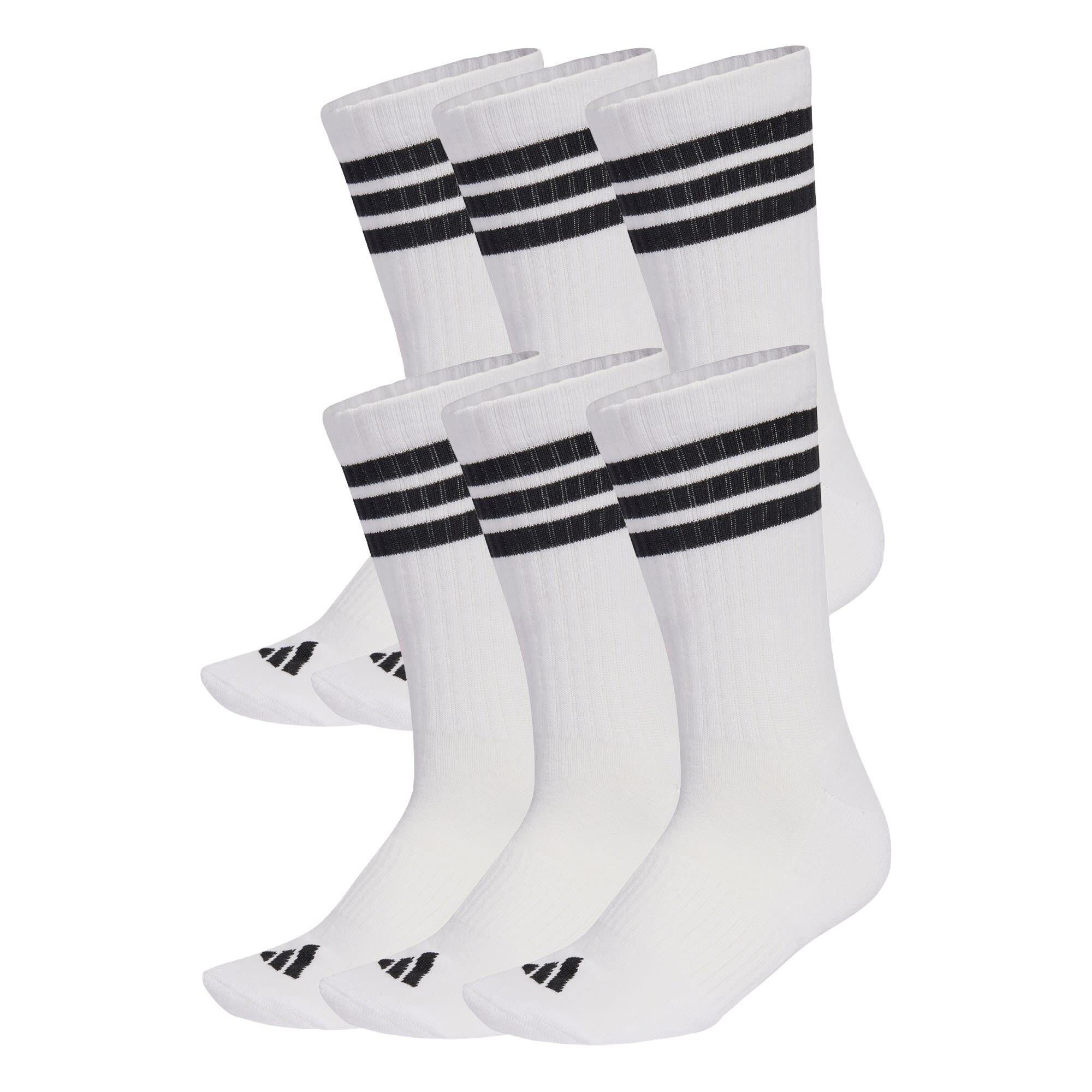 Skarpety 3-Stripes Essentials Cushioned Crew, 6 par