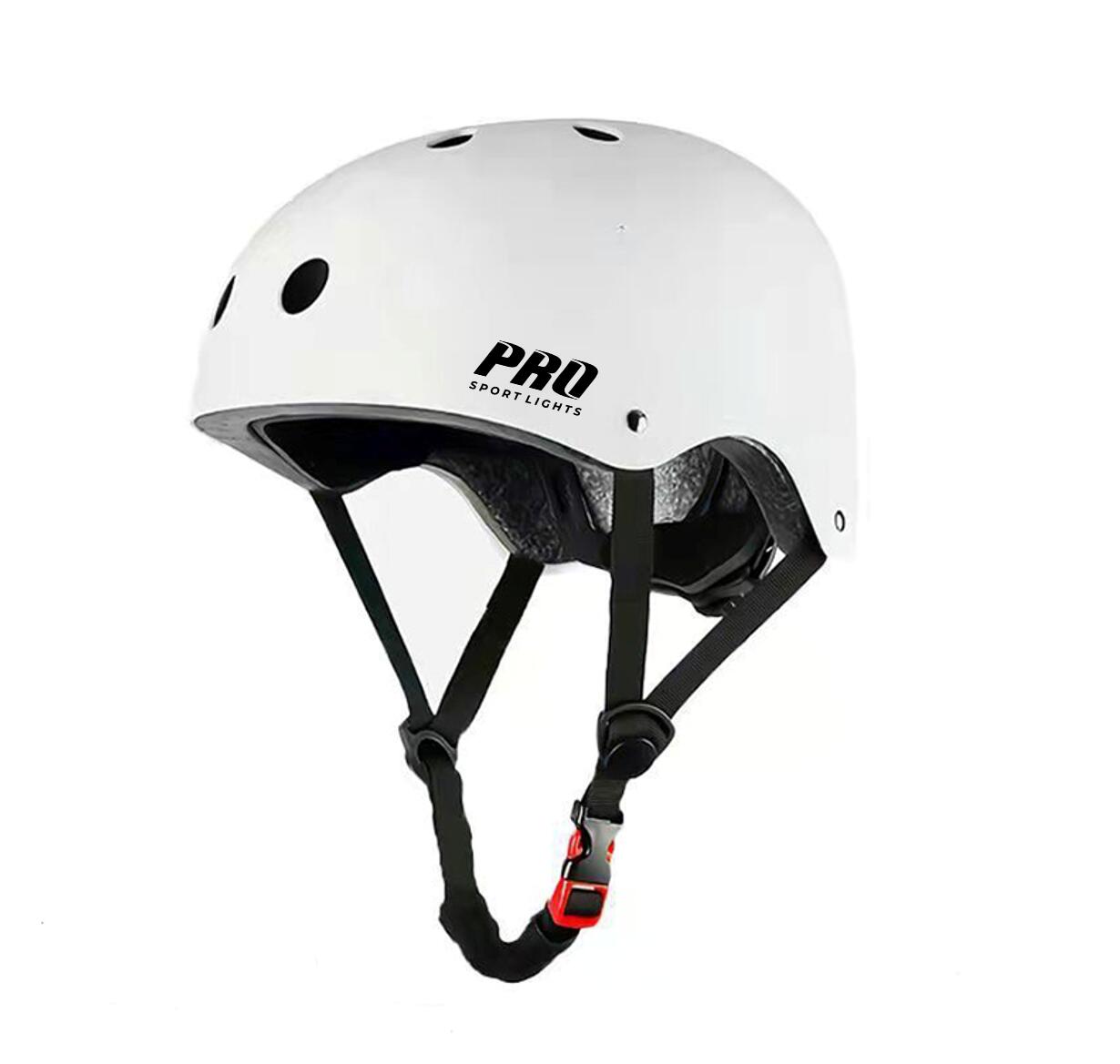 Kask rowerowy dla dzieci – kask do jazdy na deskorolce, biały