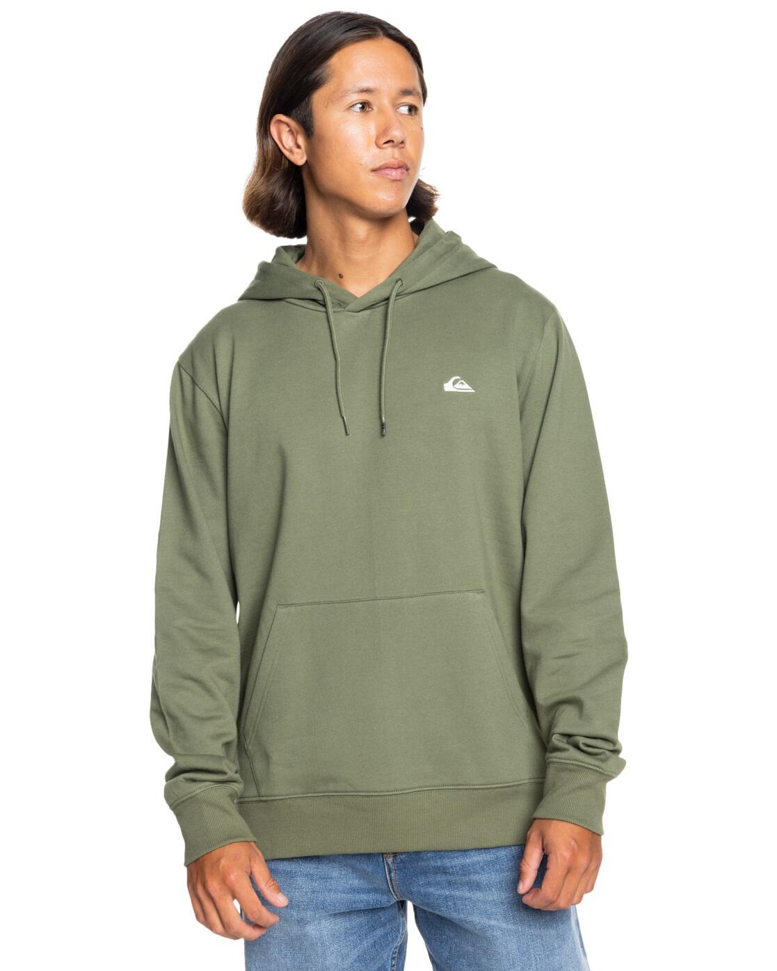 Bluza z kapturem dla Mężczyzn BASIC Zielony