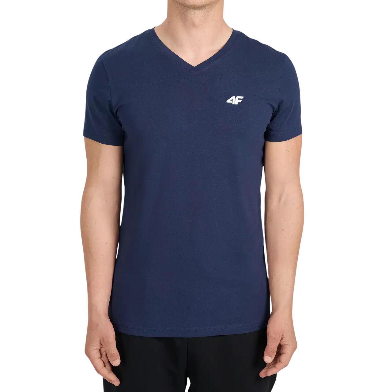 Koszulka męska 4F - bawełniany T-shirt, regular fit.