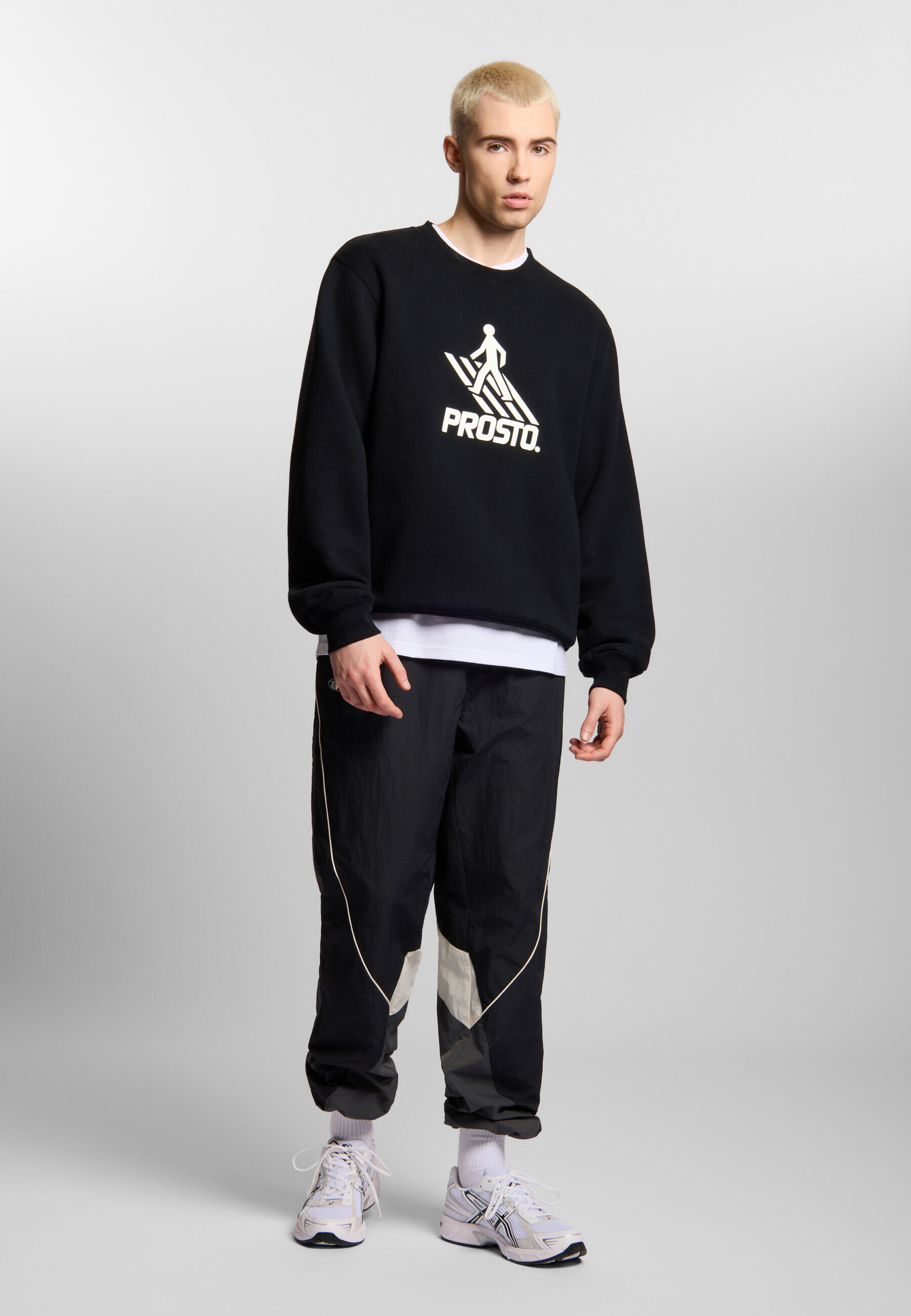 Bluza sportowa męska Prosto Crossing bez kaptura
