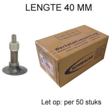 Dętka Schwalbe DV13 26'' 40/62-559 zawór Dunlop 40 mm (50 szt.)