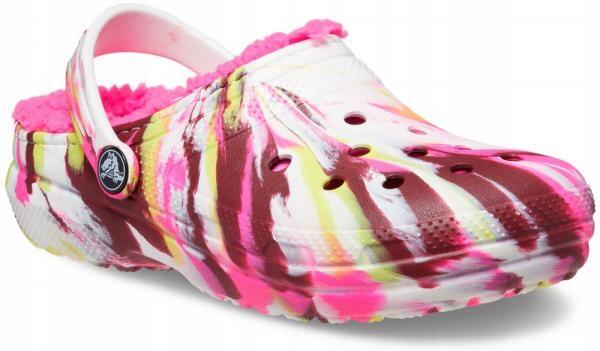 Chodaki Dla Dzieci Crocs Classic Lined Marbled Clog