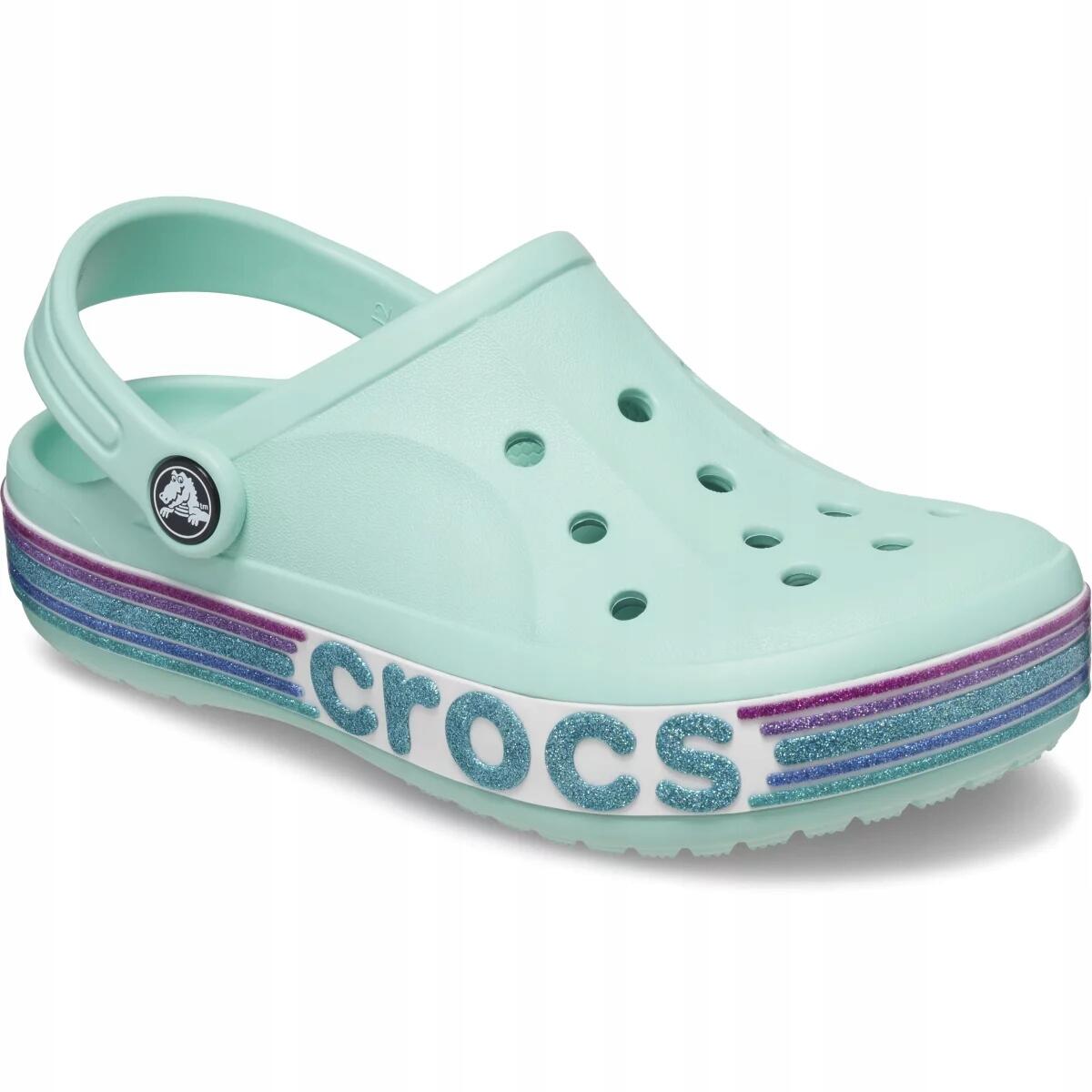 Chodaki Dla Dzieci Crocs Bayaband Rainbow Glitter Clog