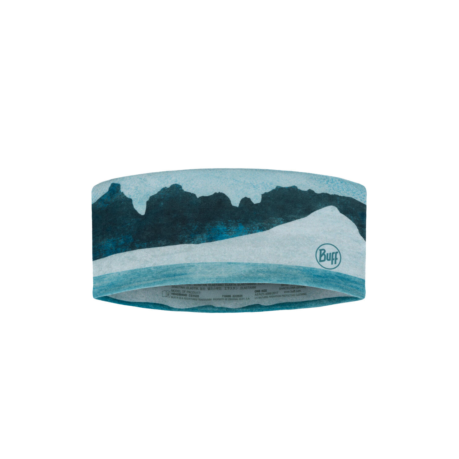 Opaska BUFF COOLNET UV® WIDE HEADBAND ALER TEAL