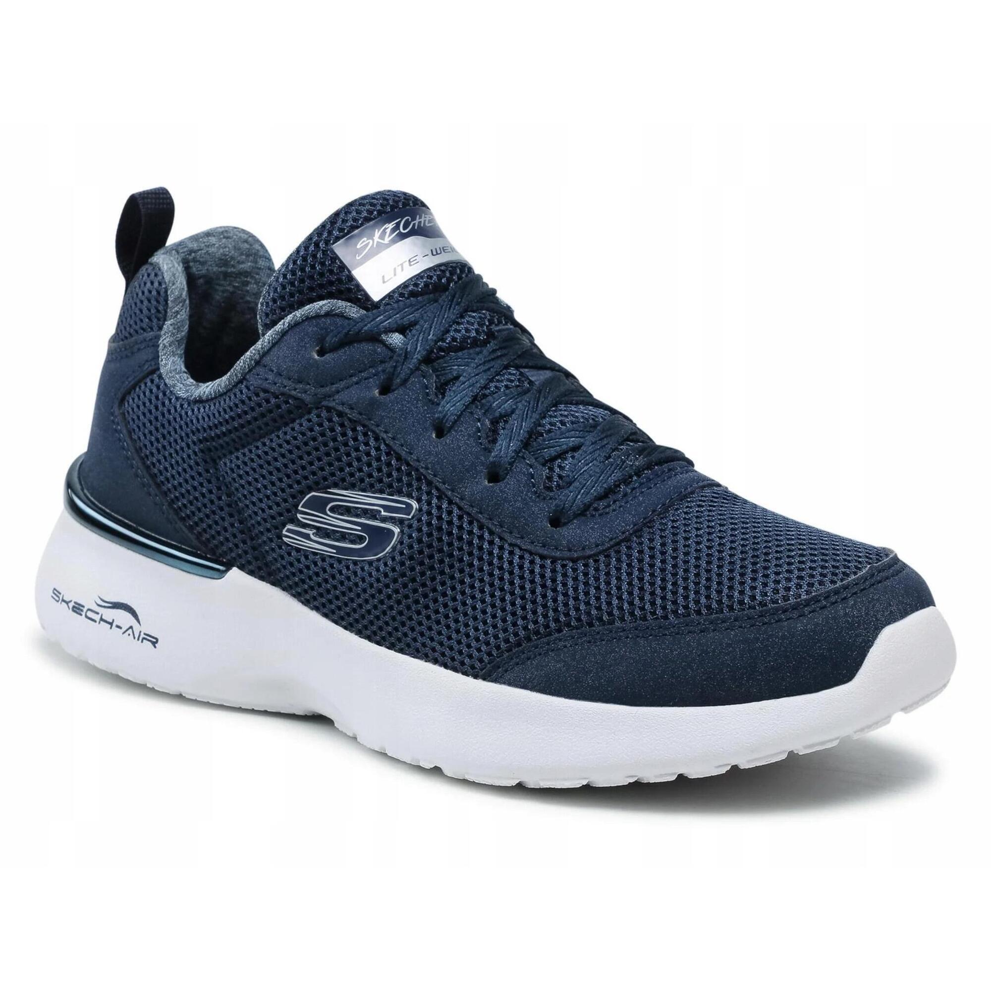 BUTY damskie SKECHERS DYNAMIGHT 12947-NVY granatowe lekkie sportowe 37 5