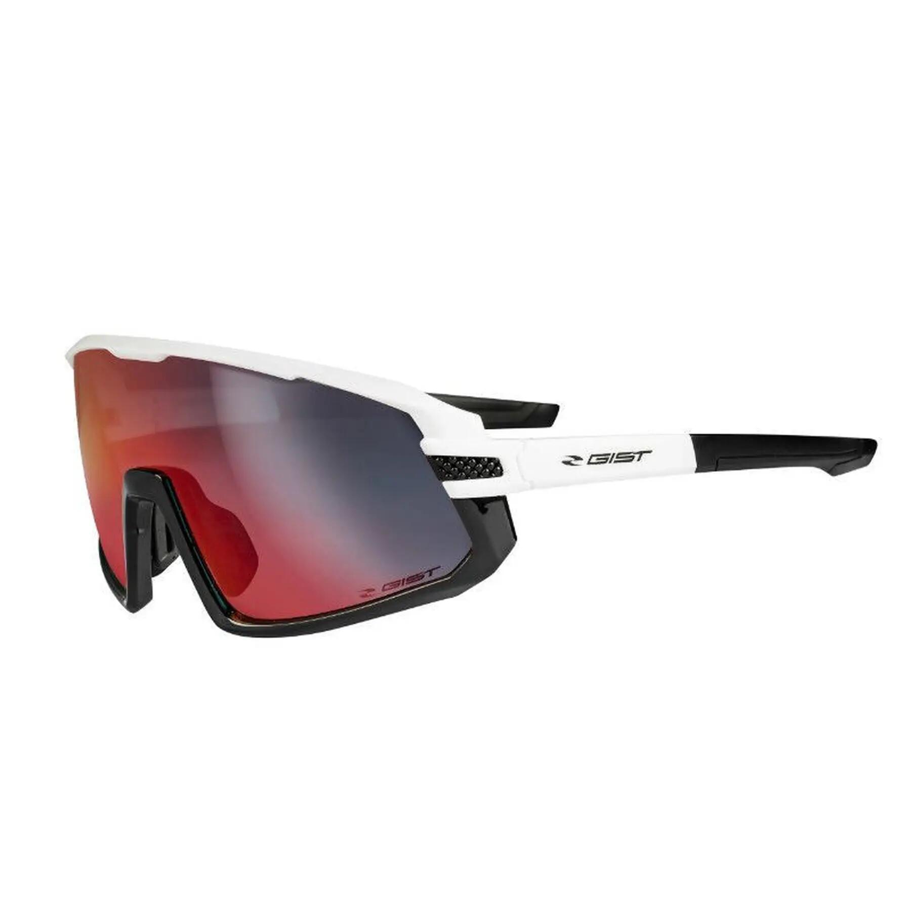 Okulary rowerowe z 3 wymiennymi soczewkami - 100% ochrona uv - uva - uvb optymal