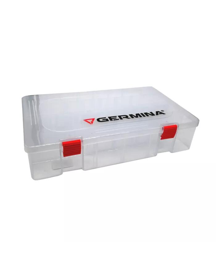 Pudełko wędkarskie na przynętę Germina Clear 36x22.5x8 cm