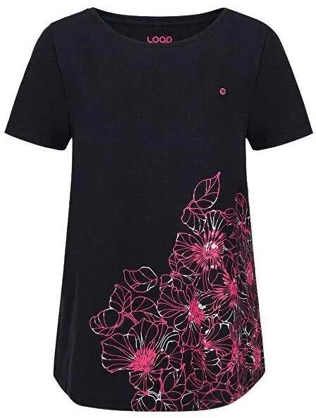 T-shirt damski Loap Abana bawełna-elastan