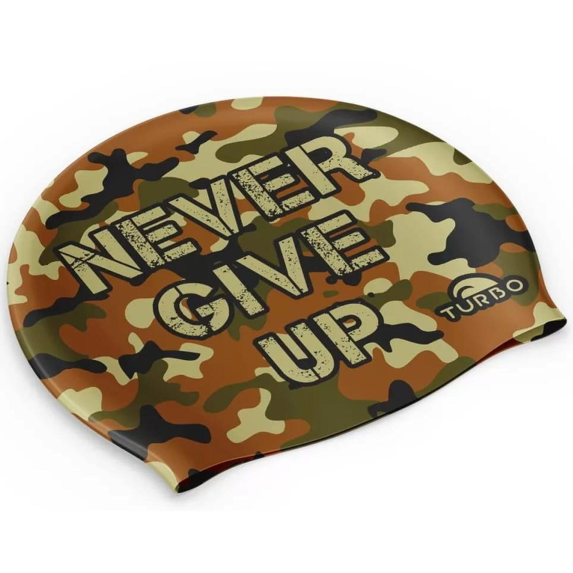 Czepek silikonowy Turbo Never Give Up