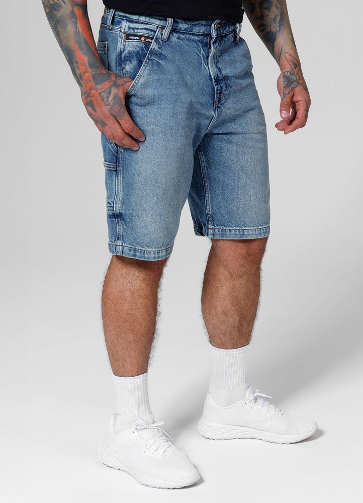 Szorty męskie Pitbull Jeansowe Blue Denim Carpenter