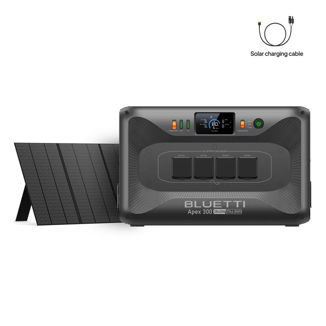 Apex 300 generator solarny z panelem 350W, 2764Wh LFP na camping i wyprawy