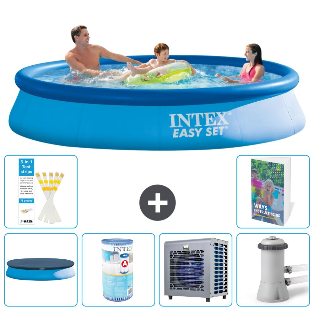 INTEX Basen Easy Set Okrągły - 366x76 cm - 7-częściowy S29