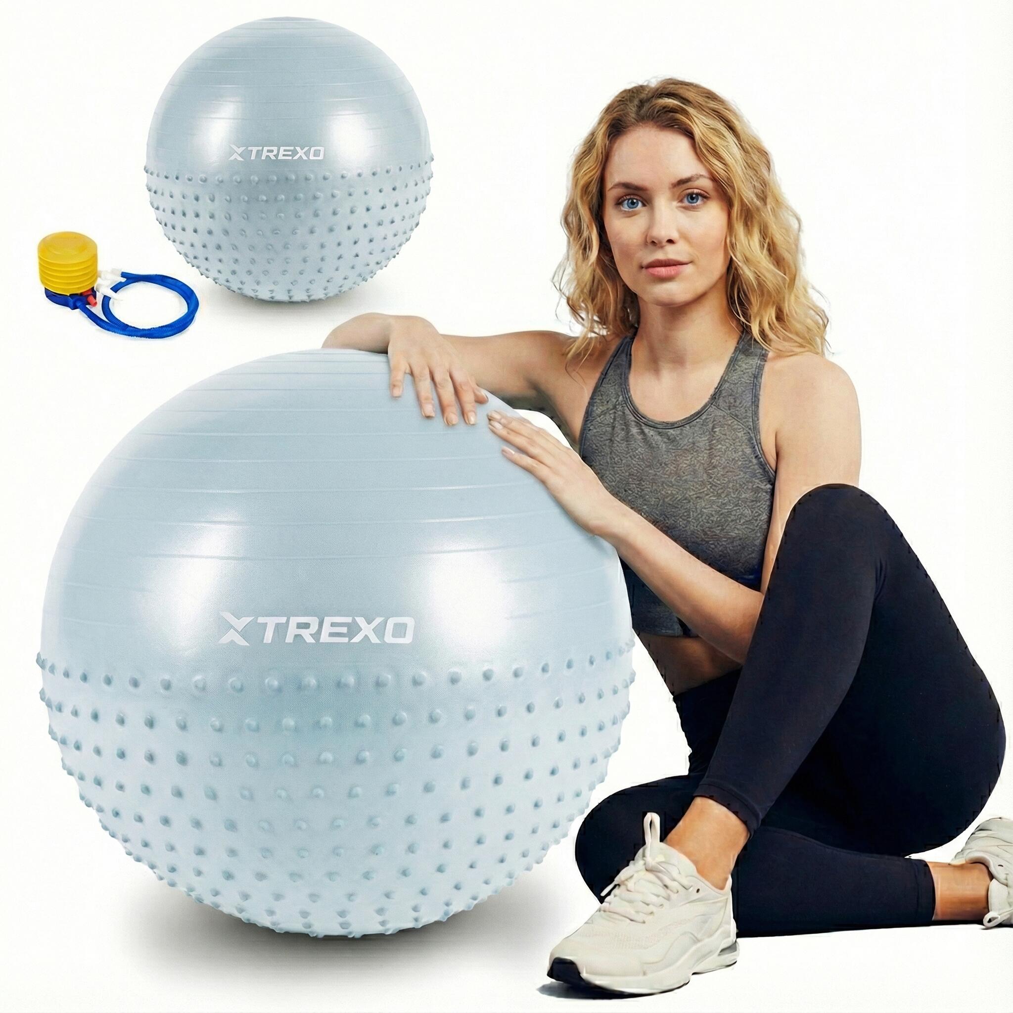 Piłka gimnastyczna masująca XTREXO TXO-B4Z021-BL