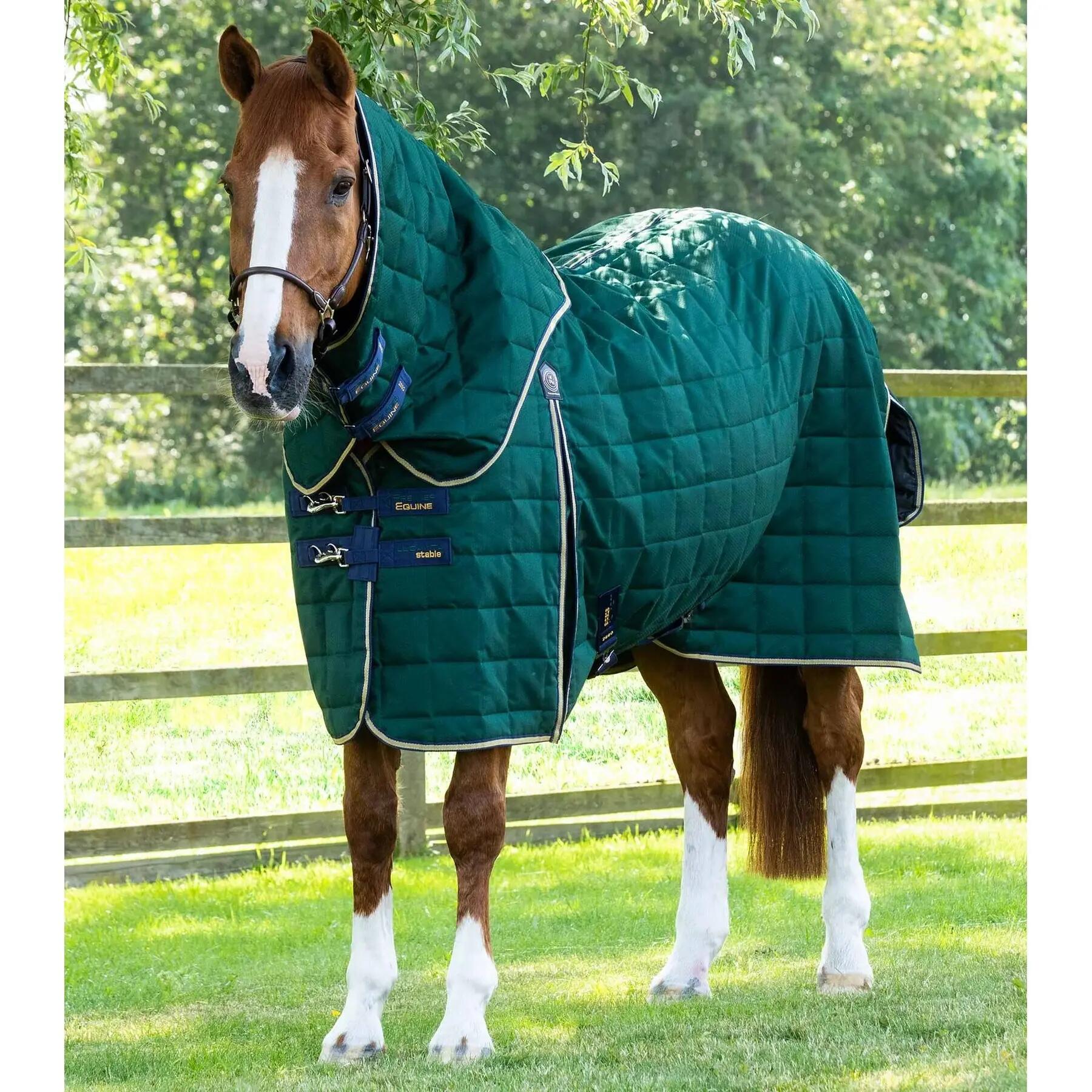 Derka stajenna dla koni z osłoną szyi Premier Equine Lucanta 200 g
