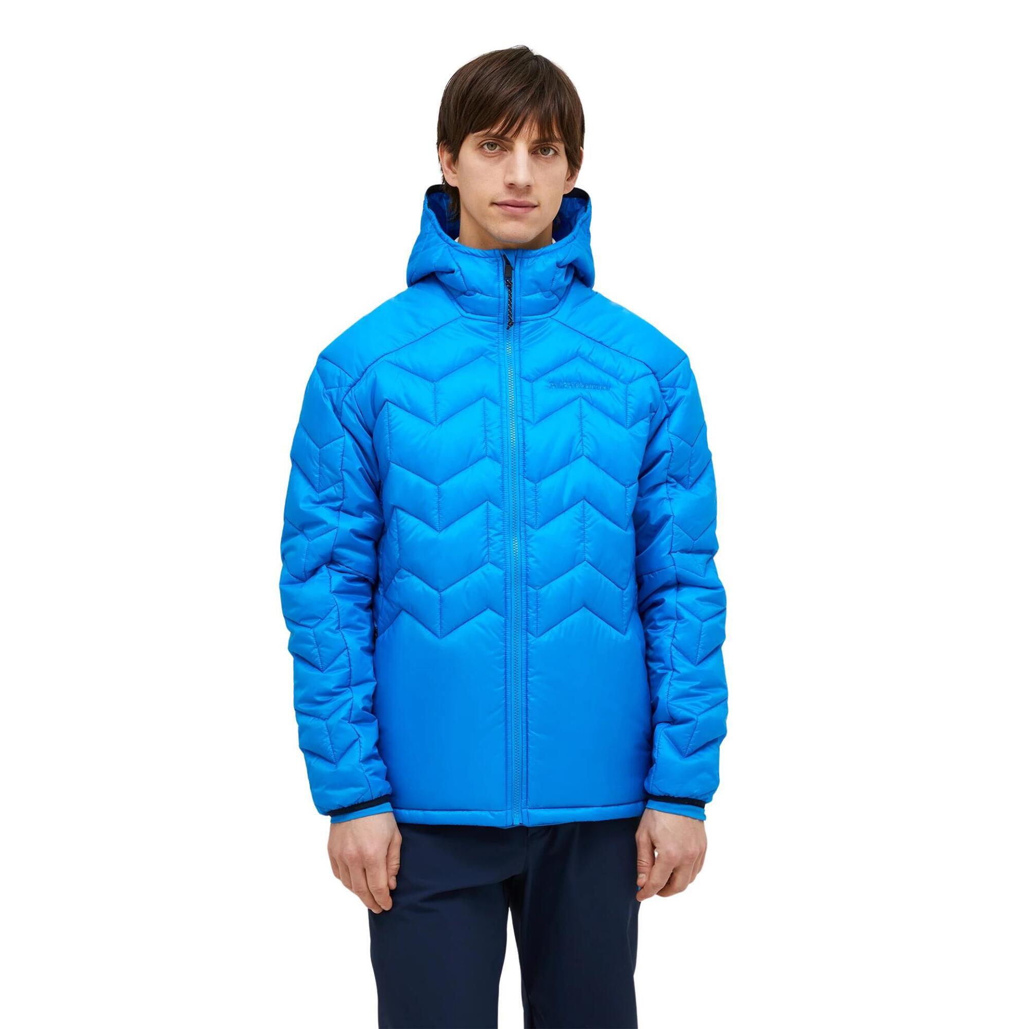 Kurtka Peak Performance męska Elevate Liner Hood niebieska - S