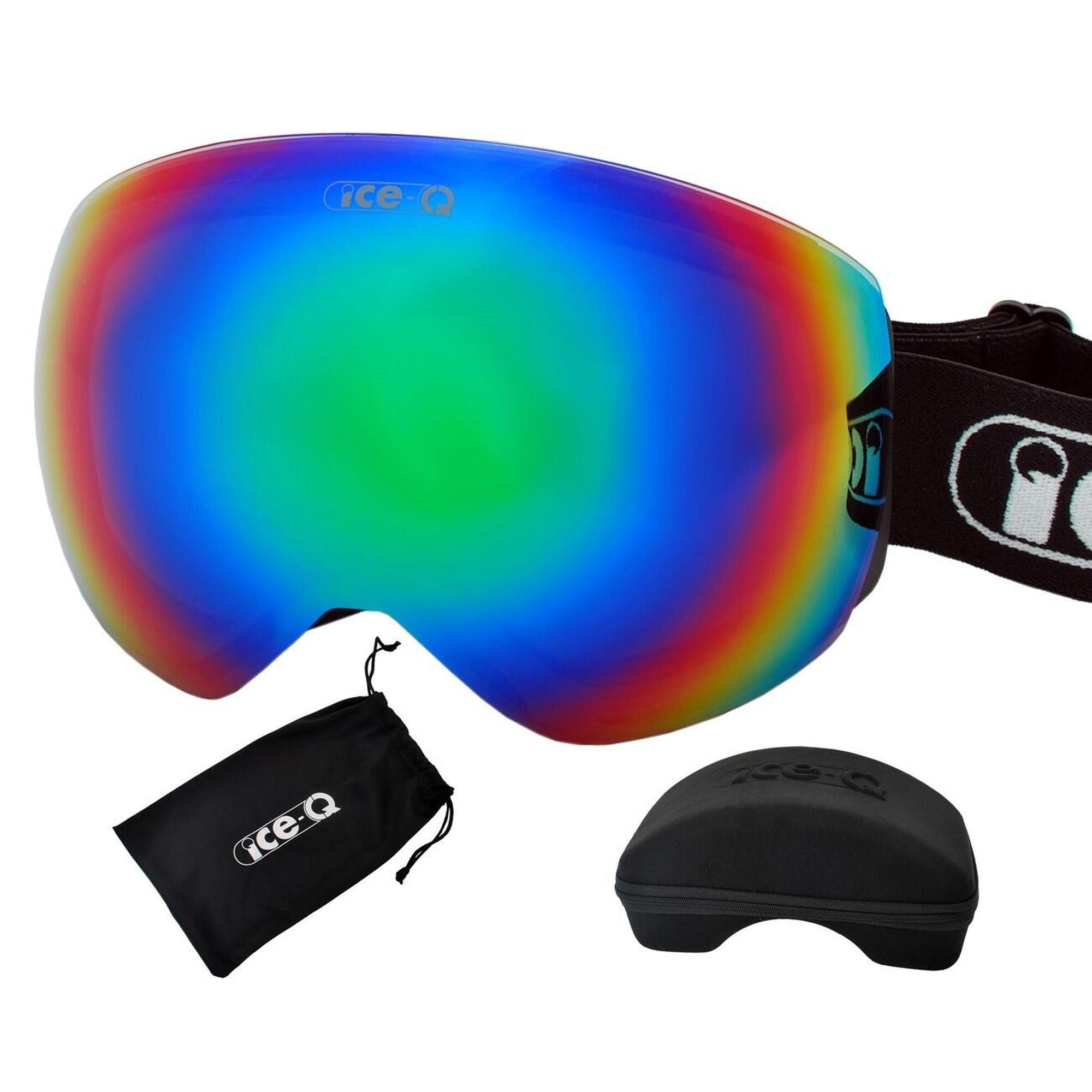 Gogle narciarskie dla dorosłych Ice-Q Cortina 4 Anti-slip OTG na okulary