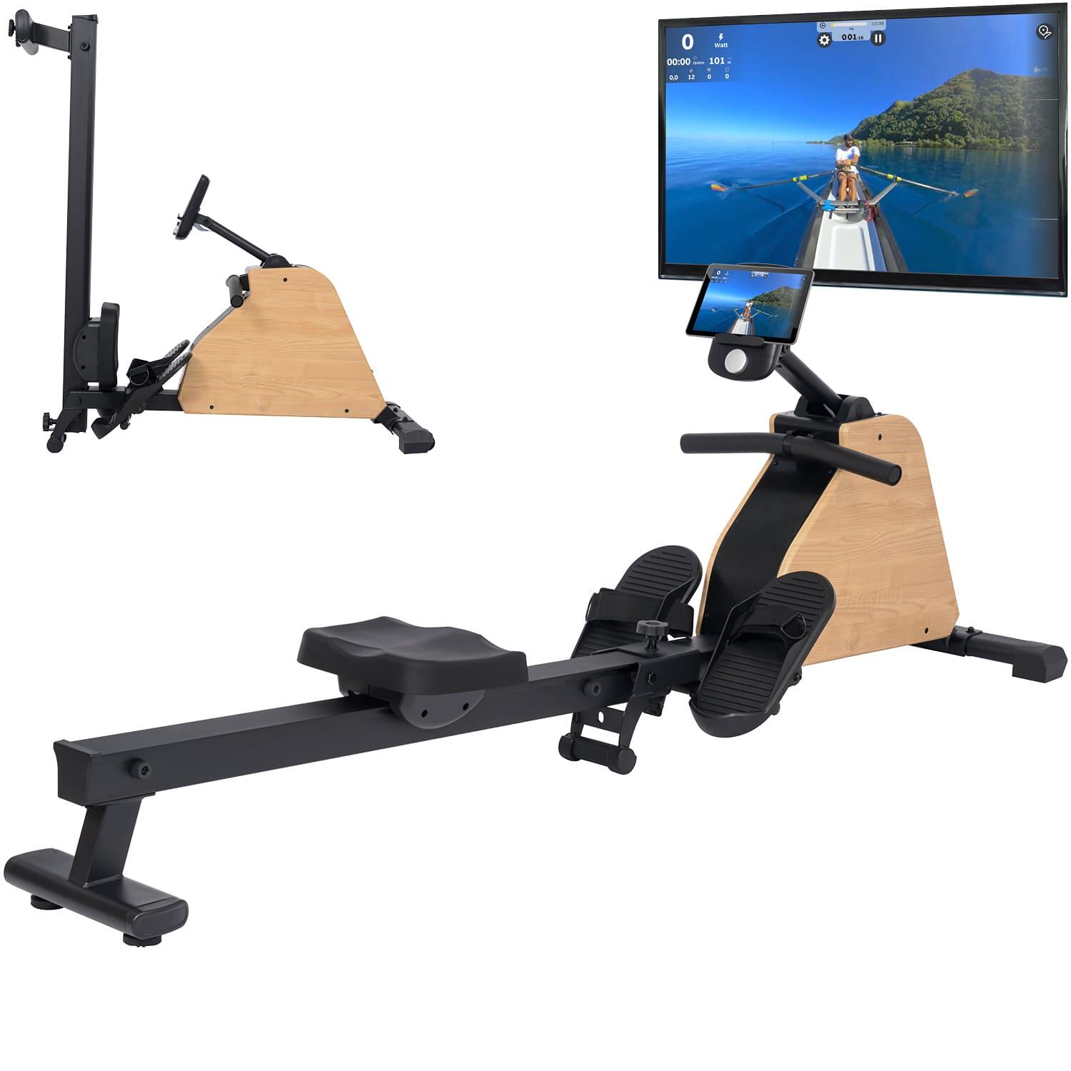 Wioślarz stacjonarny, treningowy, magnetyczny Treliv P6, 20 programów, 6 kg koło