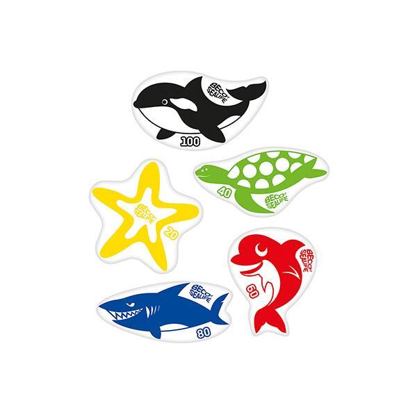 Zestaw figurek do nurkowania Beco-sealife, 5 sztuk