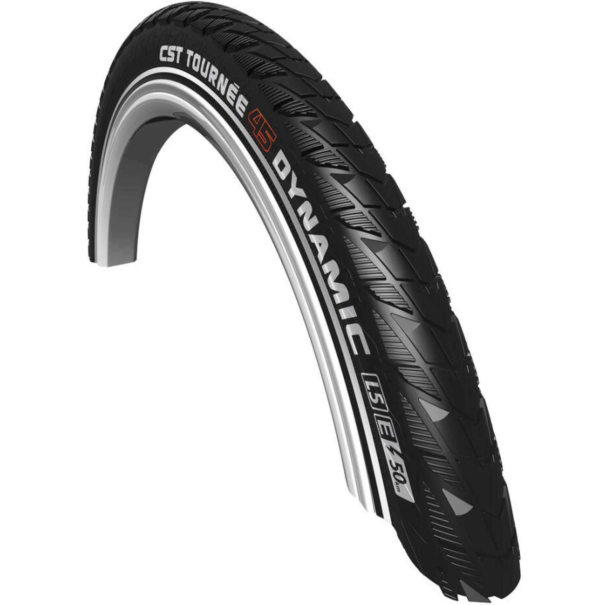 Opona Tournée Dynamic 28 X 1.50 / 40-622 Mm - Czarna Z Odblaskiem