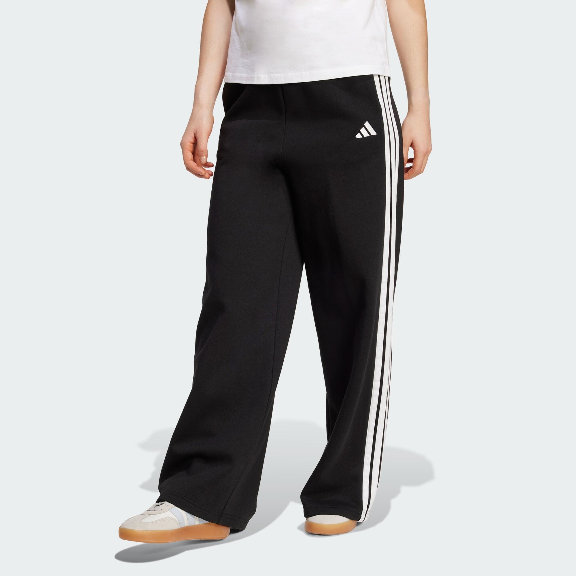 Spodnie adidas 3-Stripes Fleece Wide
