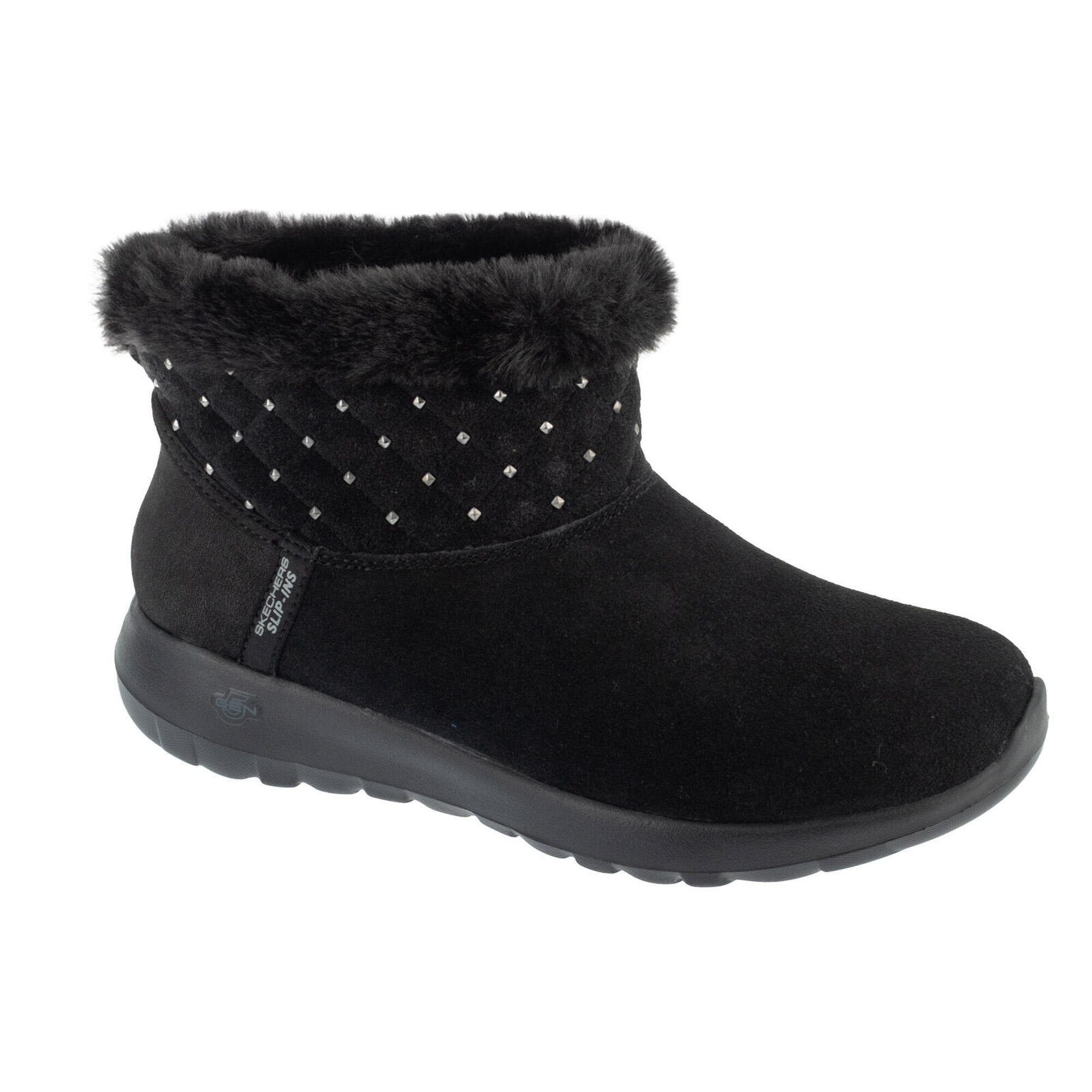 Buty zimowe damskie  Slip-Ins: On-The-Go Joy - Cozy Shimmer