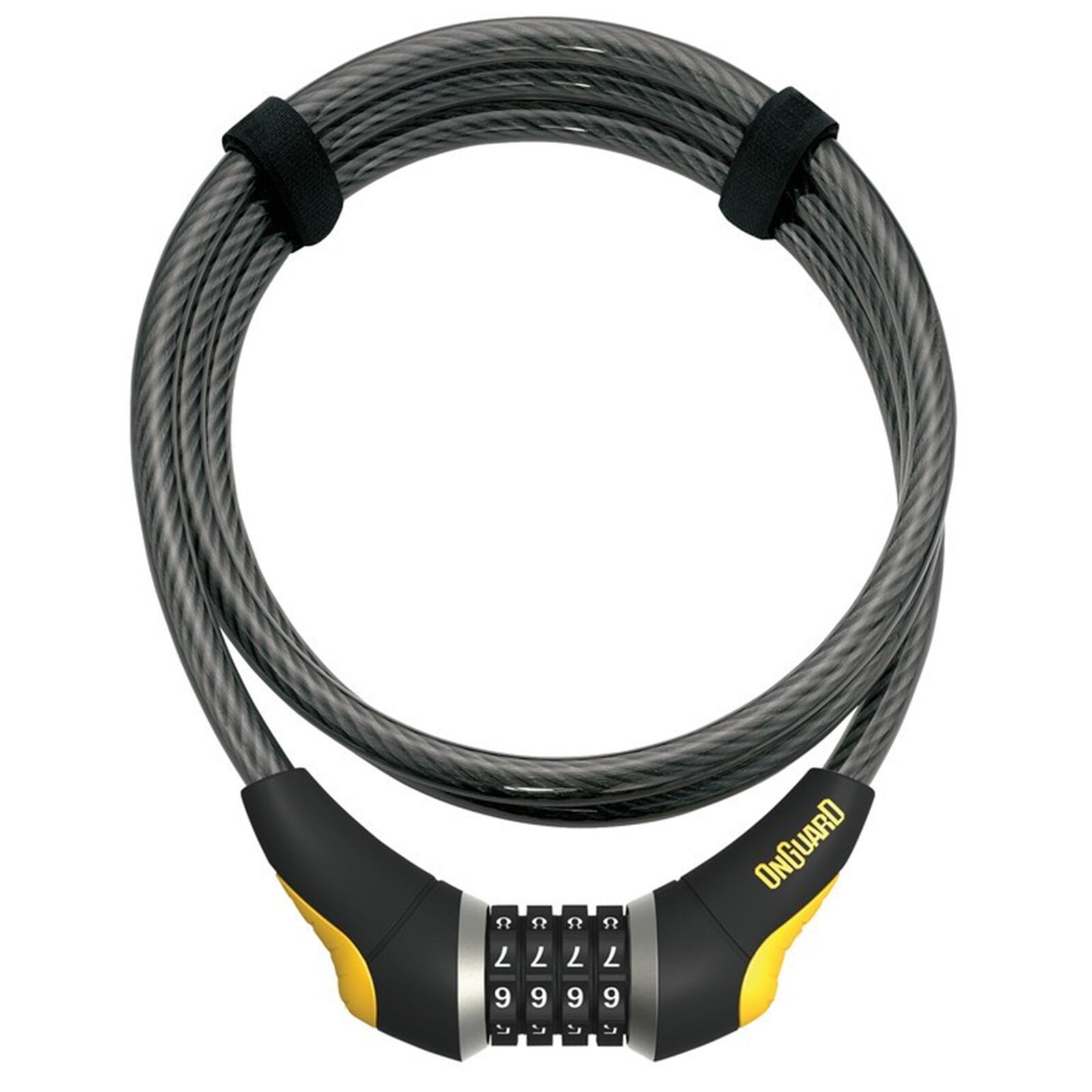 Zamek kablowy Onguard Combo Akita-185cmx10mm