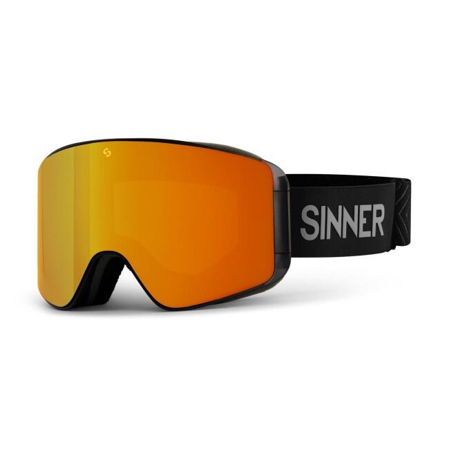 Gogle narciarskie/snowboardowe SINNER Aura, czarne, unisex