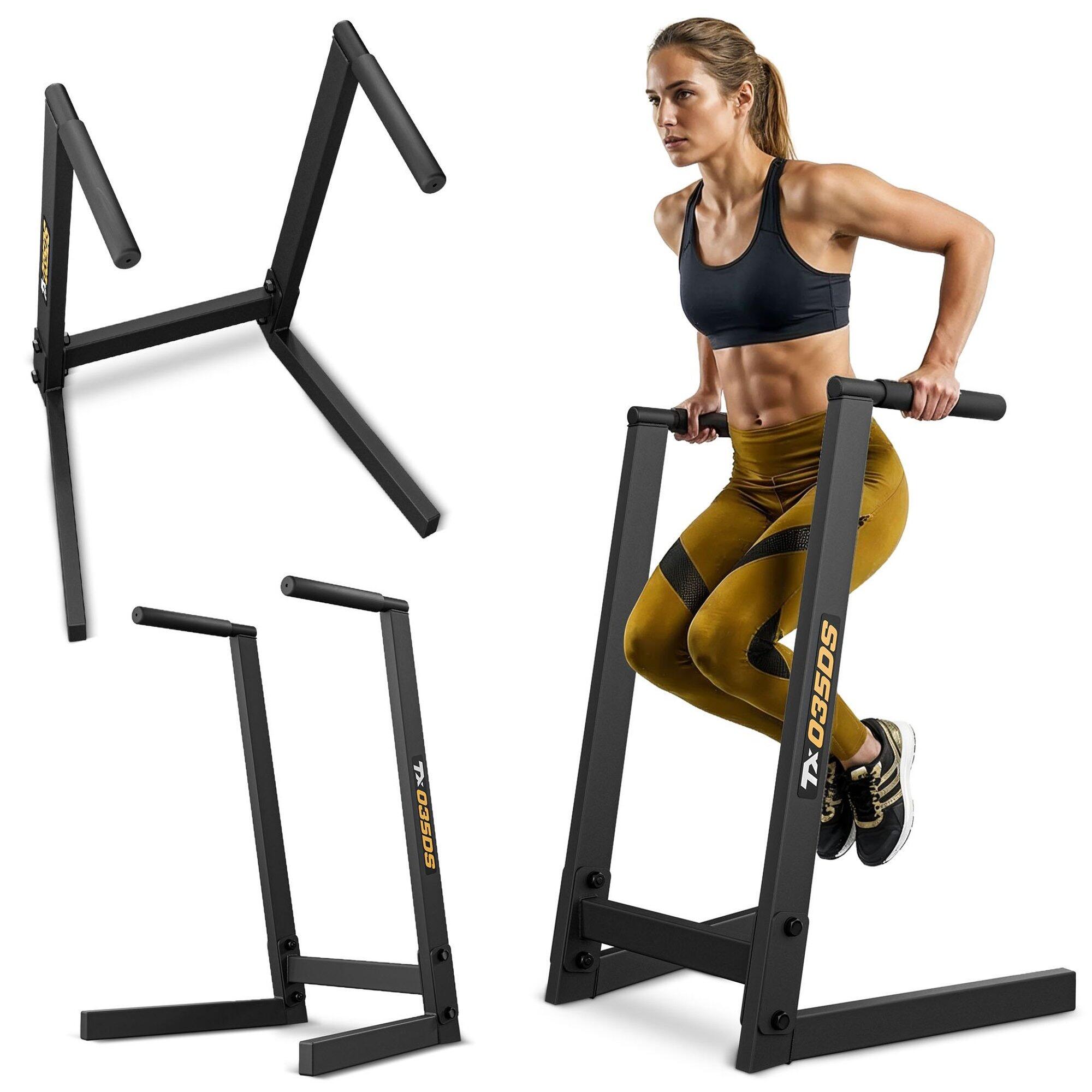 Poręcze stacjonarne do dipów i pompek Trex Sport TX-035DS udźwig drążków 150kg