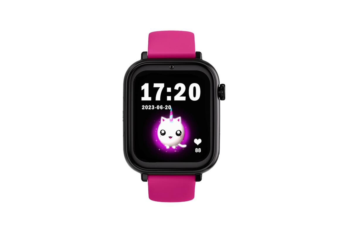SaveFamily SaveWatch Plus 4G Czarny Pasek Silikonowy Fuksja