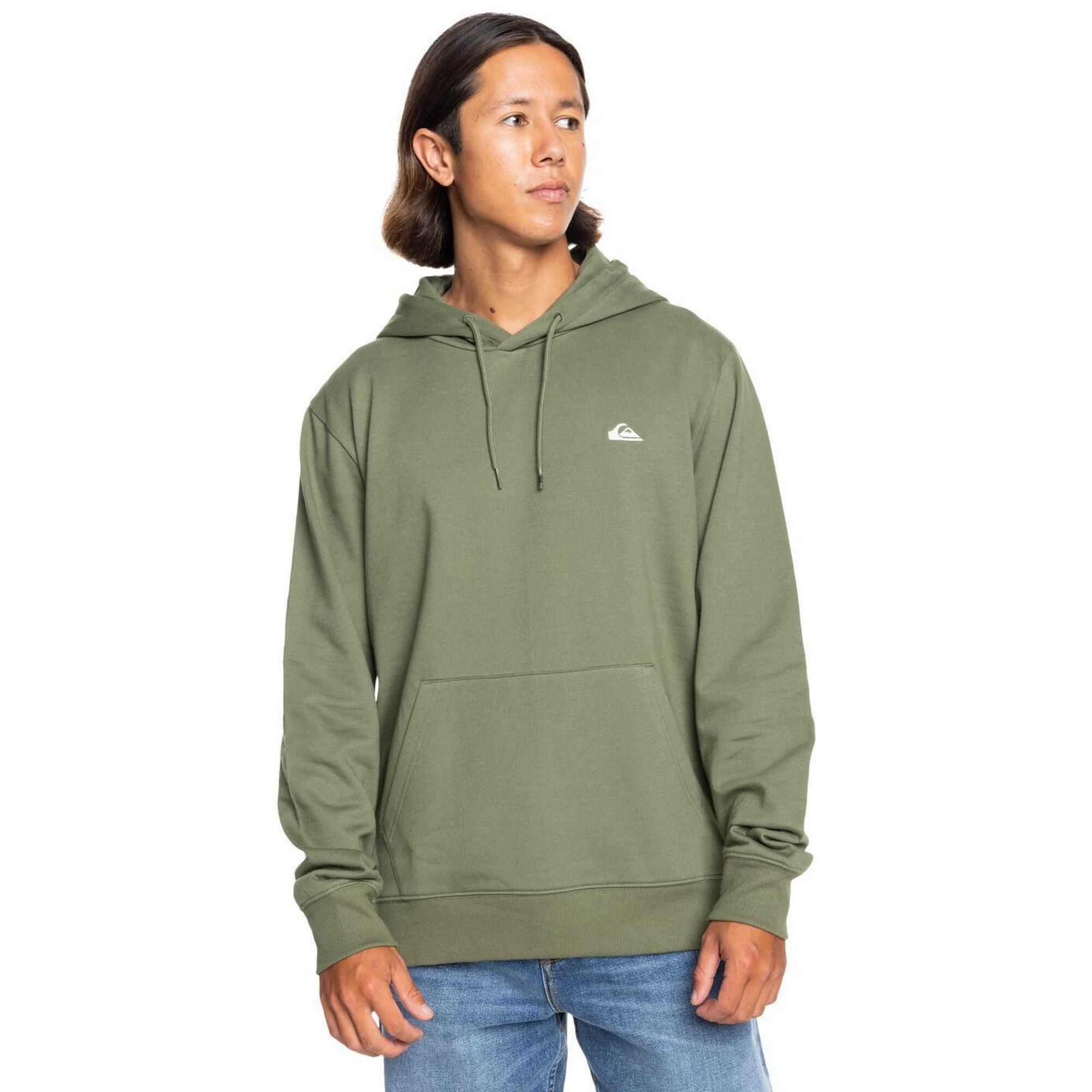 Bluza z kapturem dla Mężczyzn BASIC Zielony