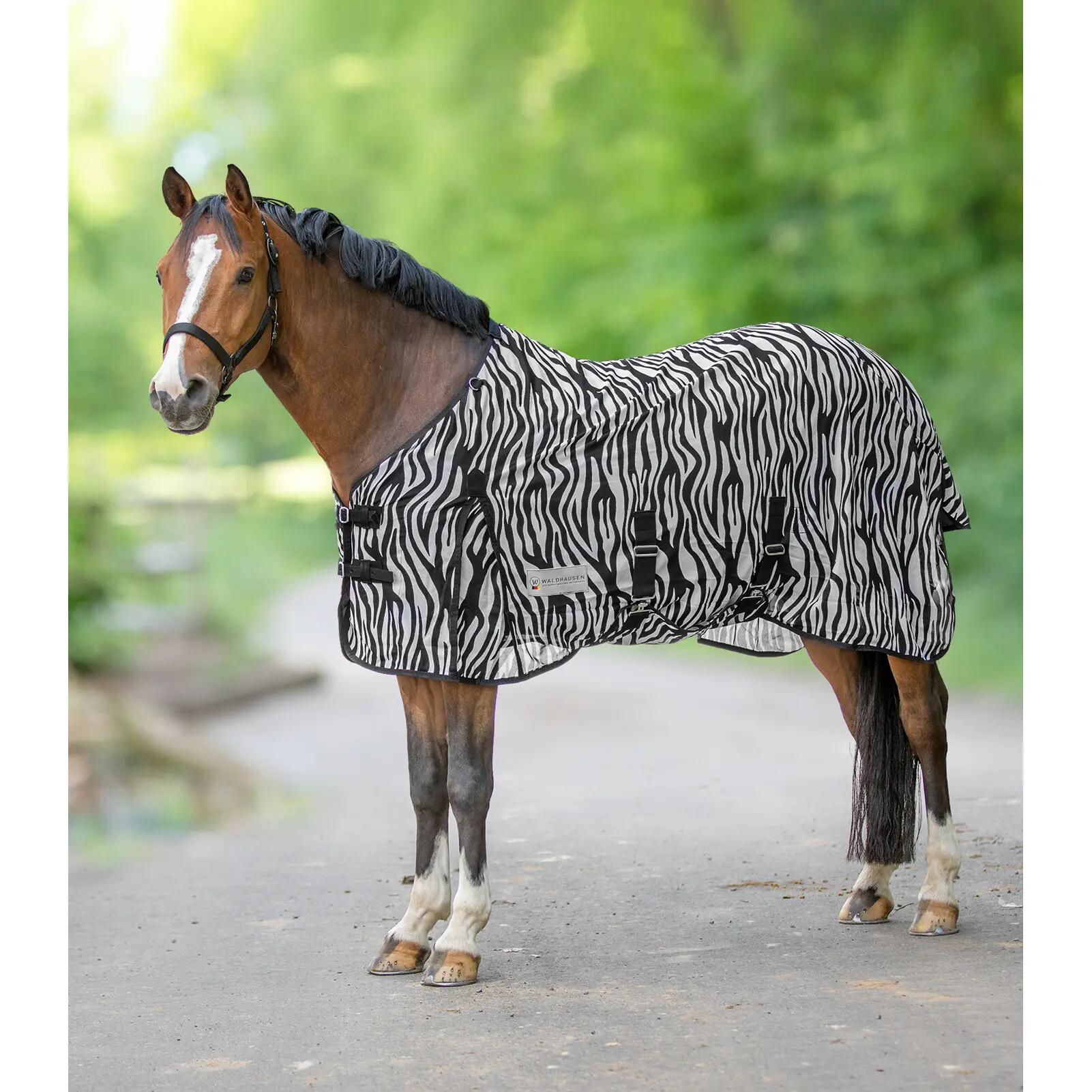 Pokrowiec na muchy dla konia Waldhausen Zebra