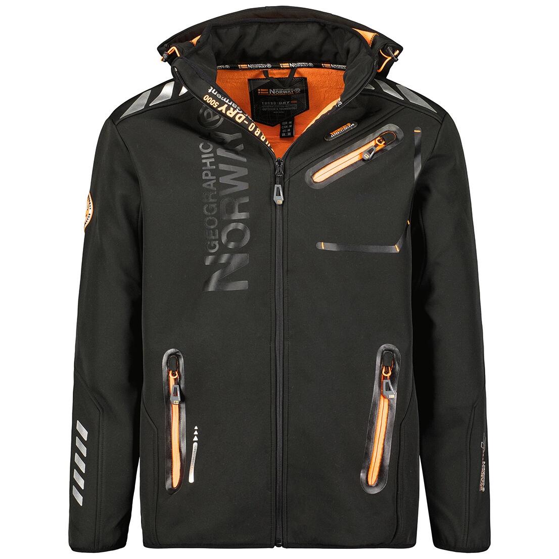 Kurtka sportowa męska Geographical Norway Royaute DB MEN 068 czarna