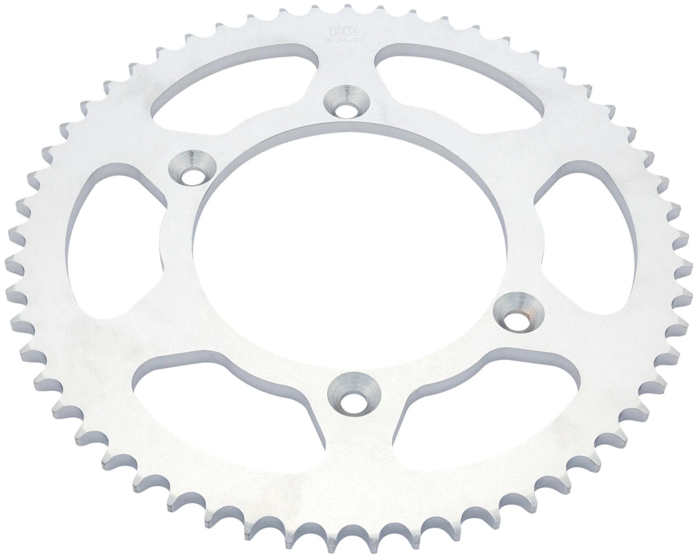 Koło łańcuchowe RK 428 57Z stalowe, srebrne