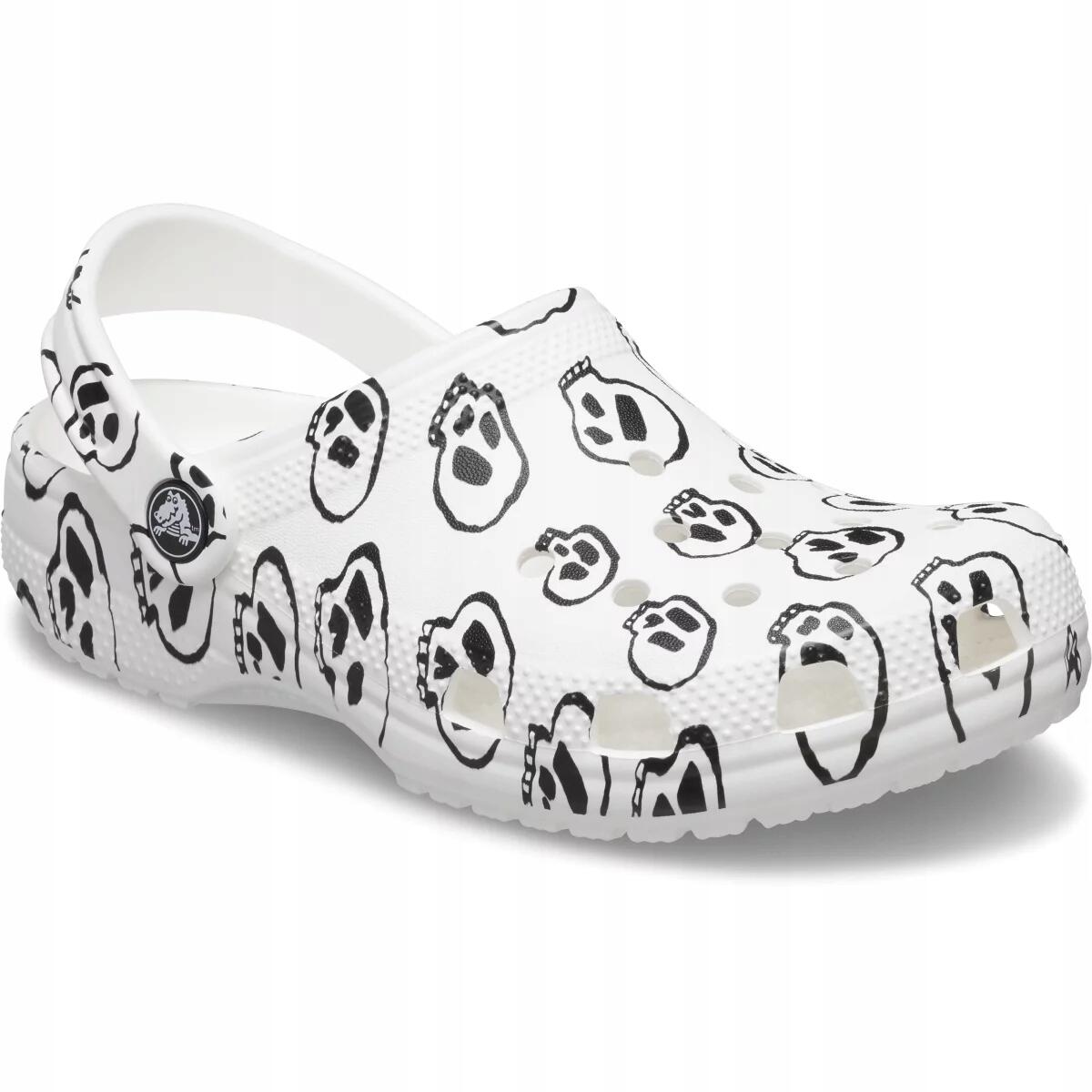 Chodaki Dla Dzieci Crocs Classic Skull Print Clog Kids .