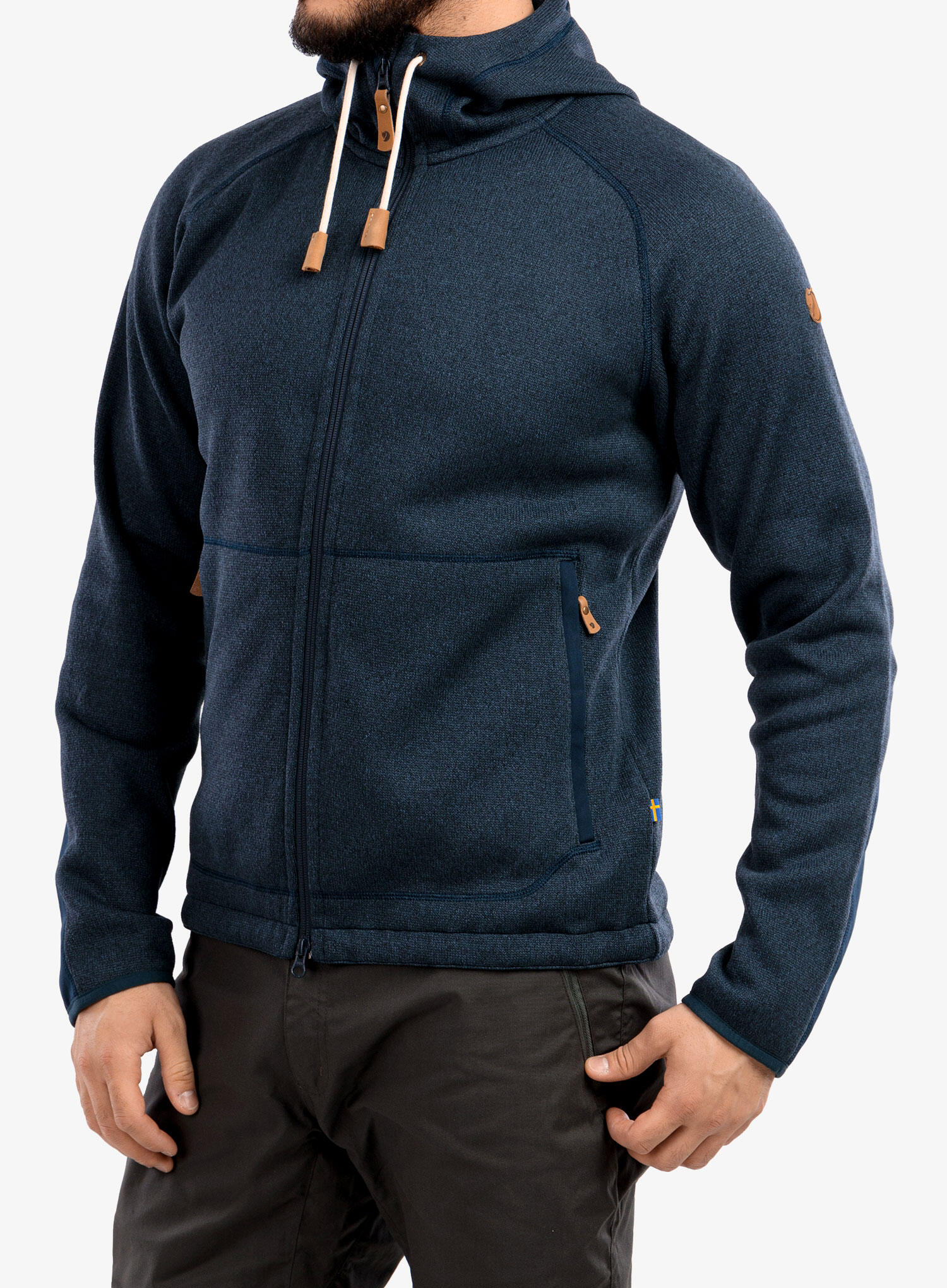 Bluza z kapturem męska Fjallraven Ovik Fleece Hoodie