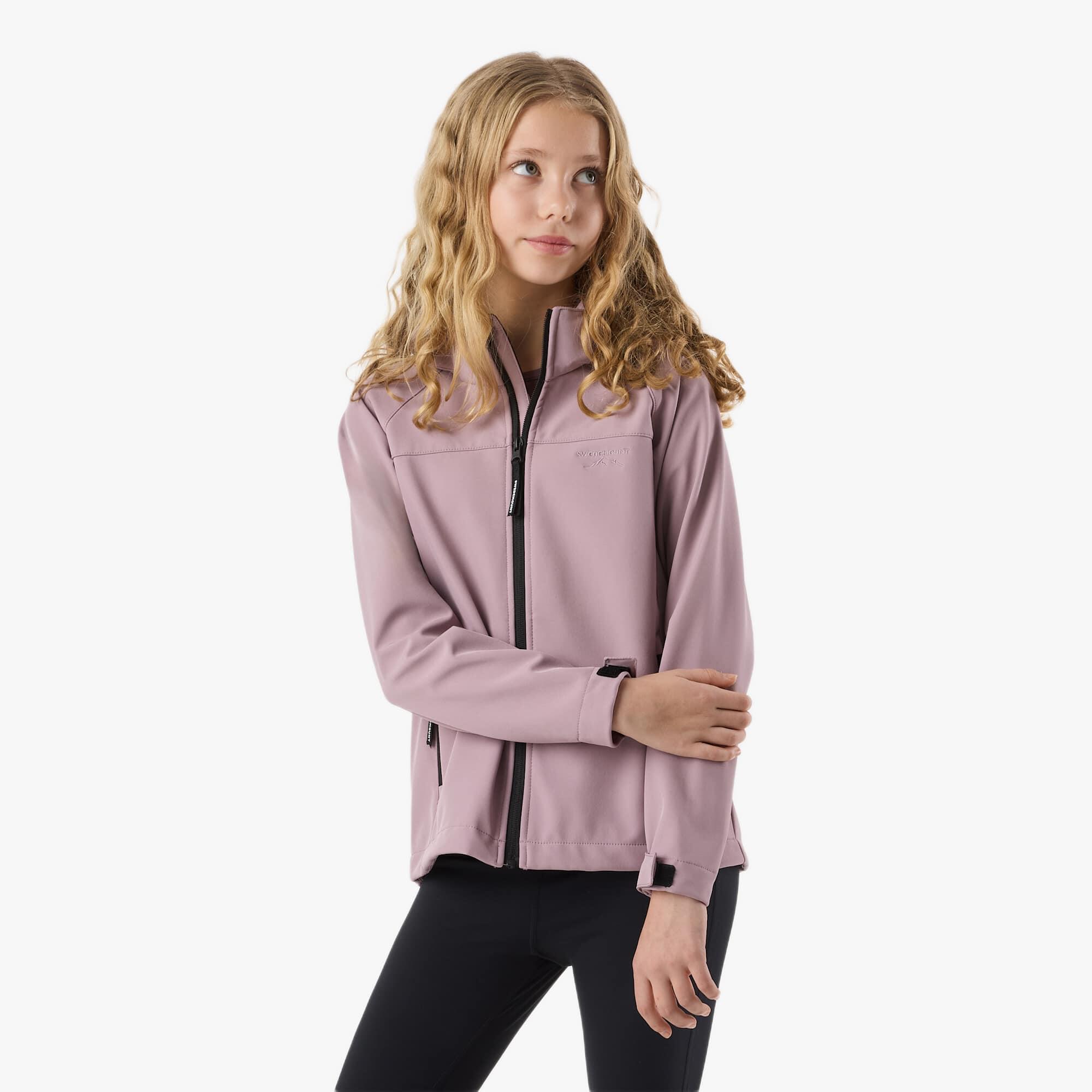 Kurtka Softshell Wędrówki Dziecko Tromsö Wodoodporny