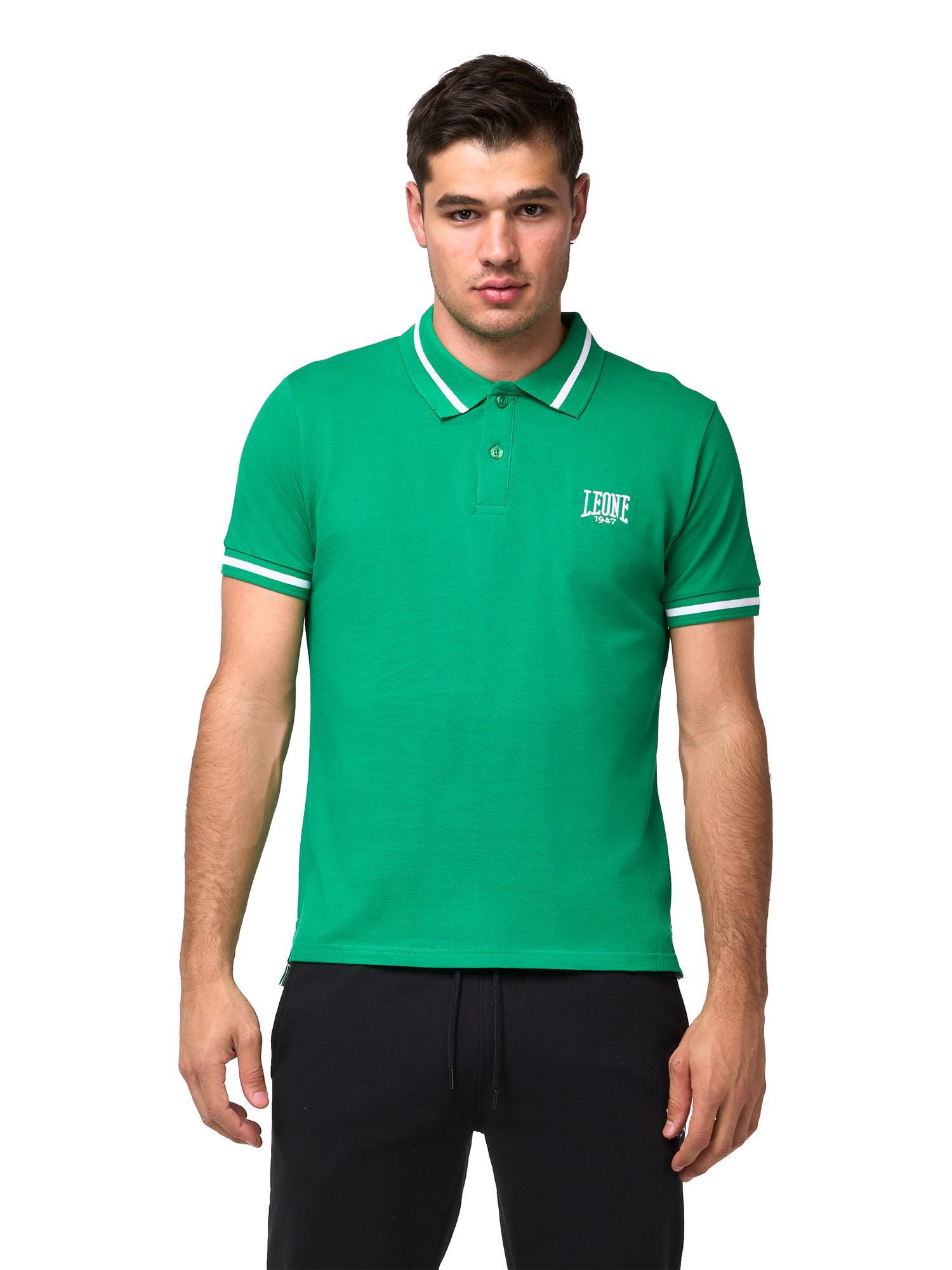 Leone Basic męska koszulka polo z kołnierzykiem