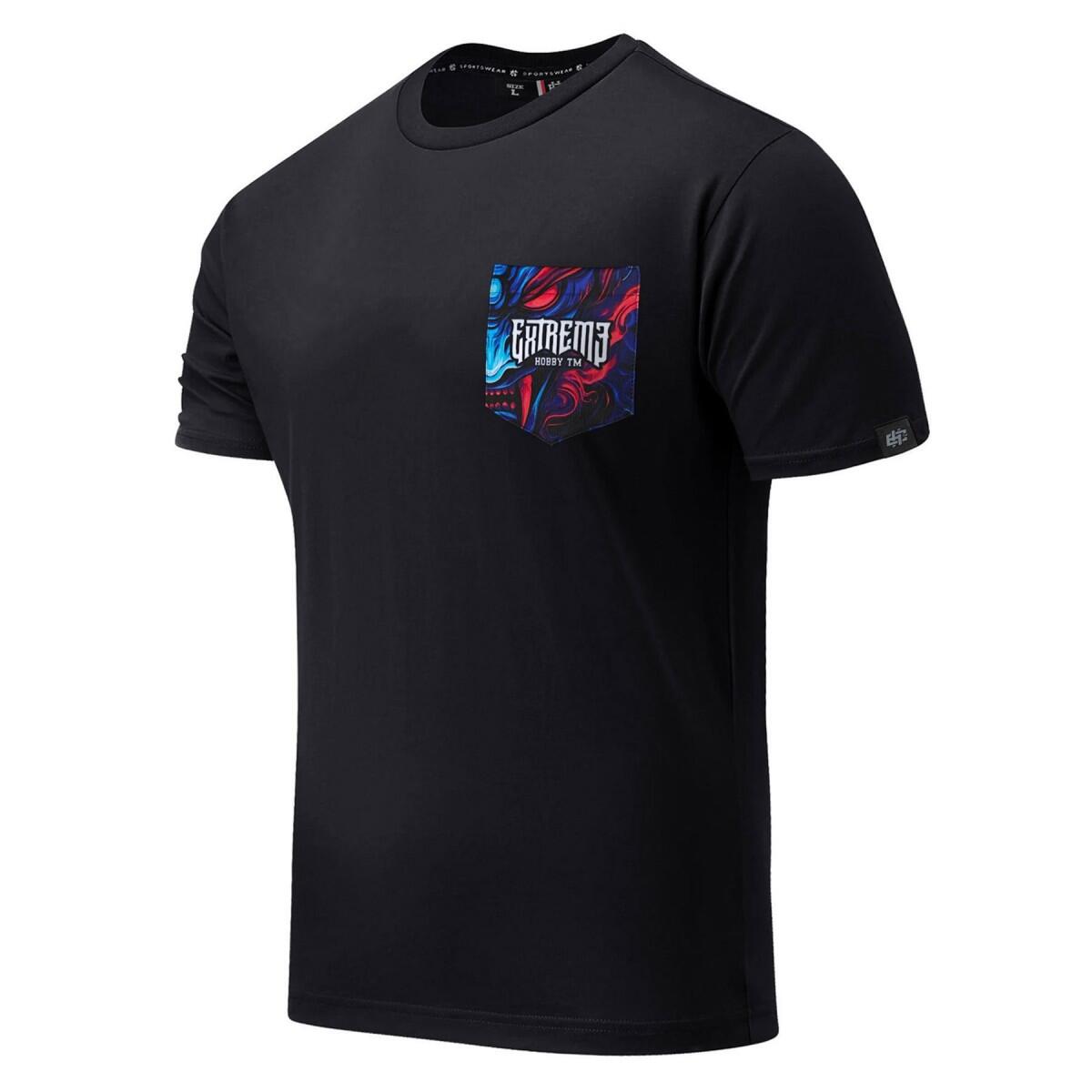 T-shirt Męski z kieszonką EXTREME HOBBY POCKET DEVIL