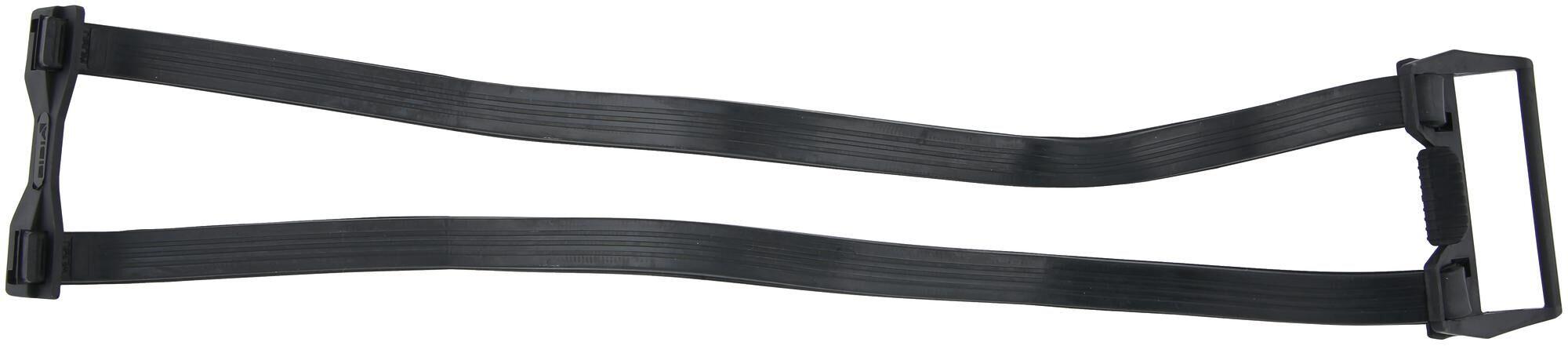 WIDEK podwójny pasek gumowy regulowany 25-44 cm czarny