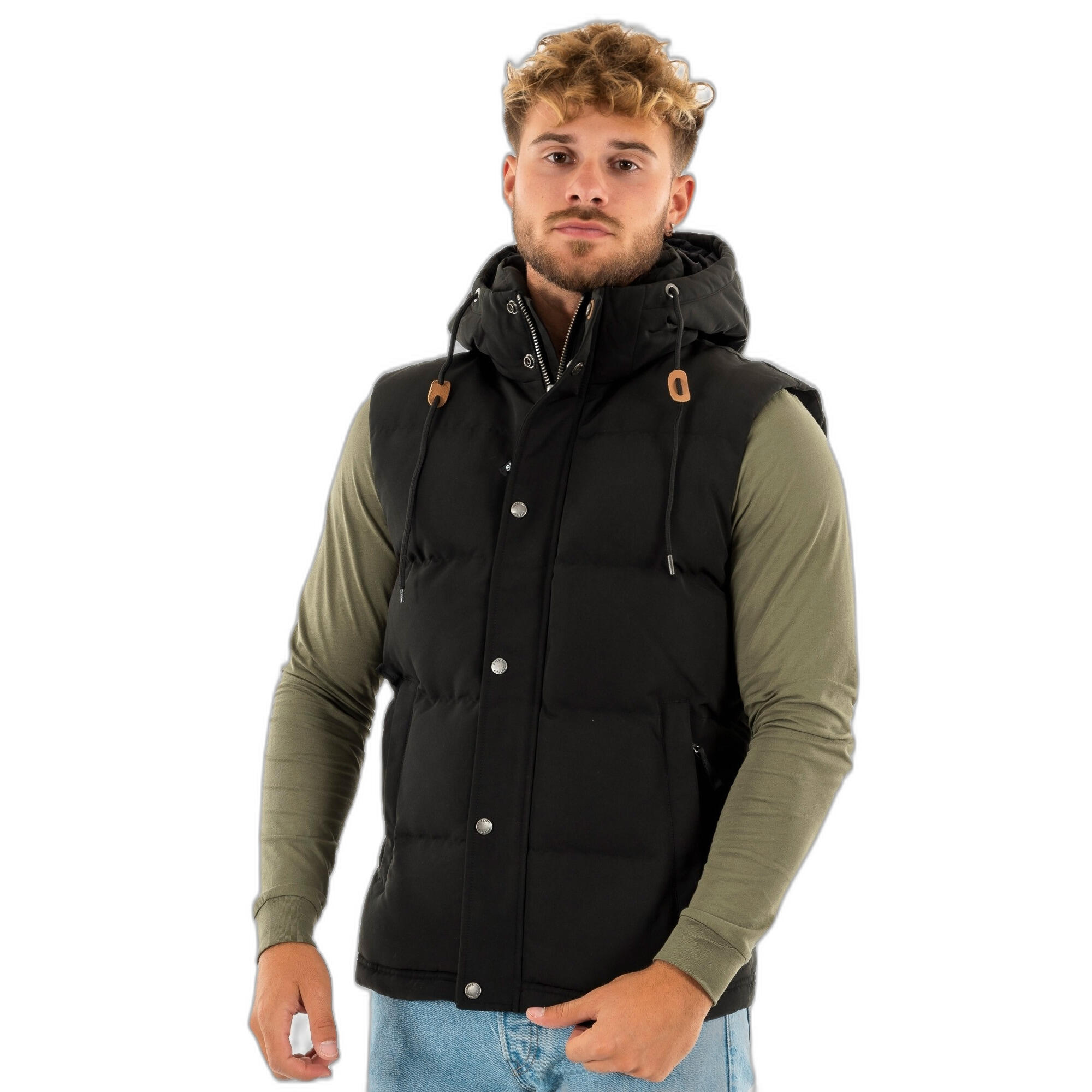 Kurtka bez rękawów z kapturem Superdry Everst